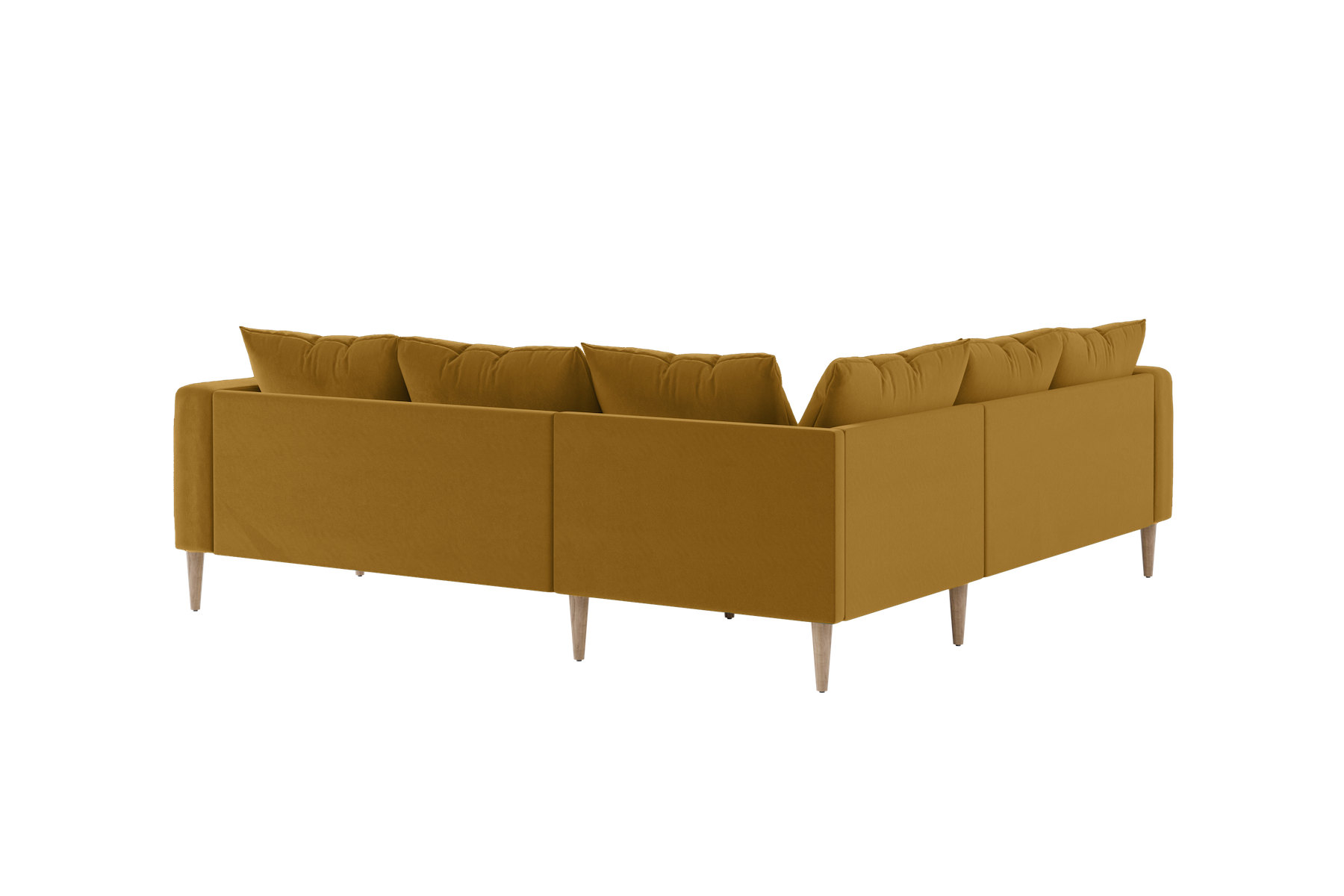 The Essential Corner Sectional | 5 Seat | Recycled Velvet