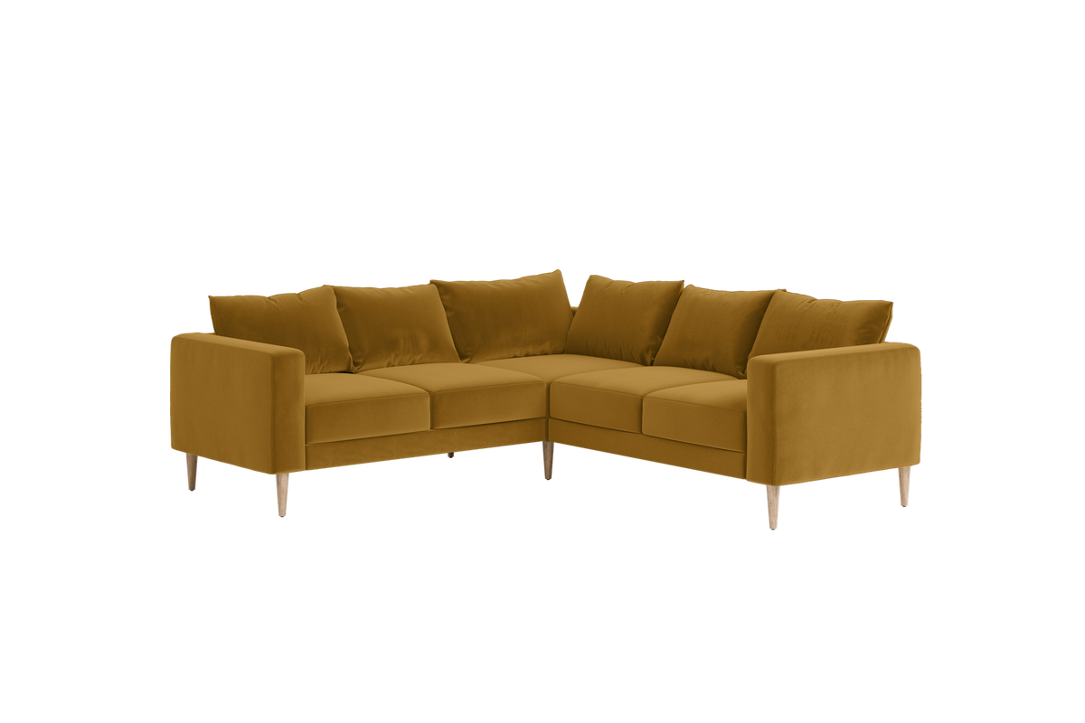 The Essential Corner Sectional | 5 Seat | Recycled Velvet
