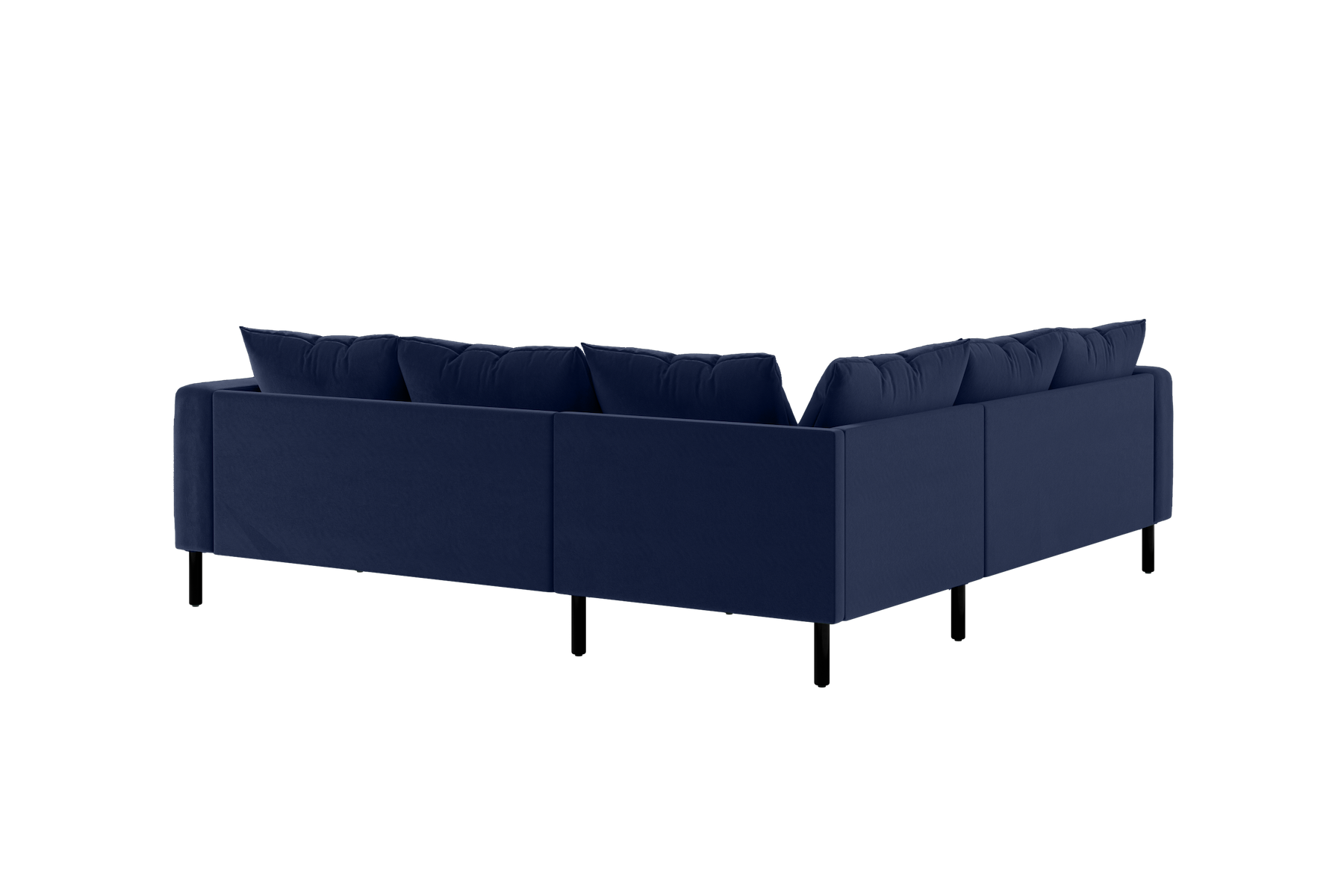 The Essential Corner Sectional | 5 Seat | Recycled Velvet
