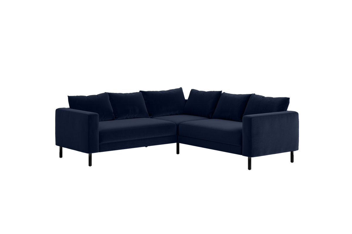 The Essential Corner Sectional | 5 Seat | Recycled Velvet