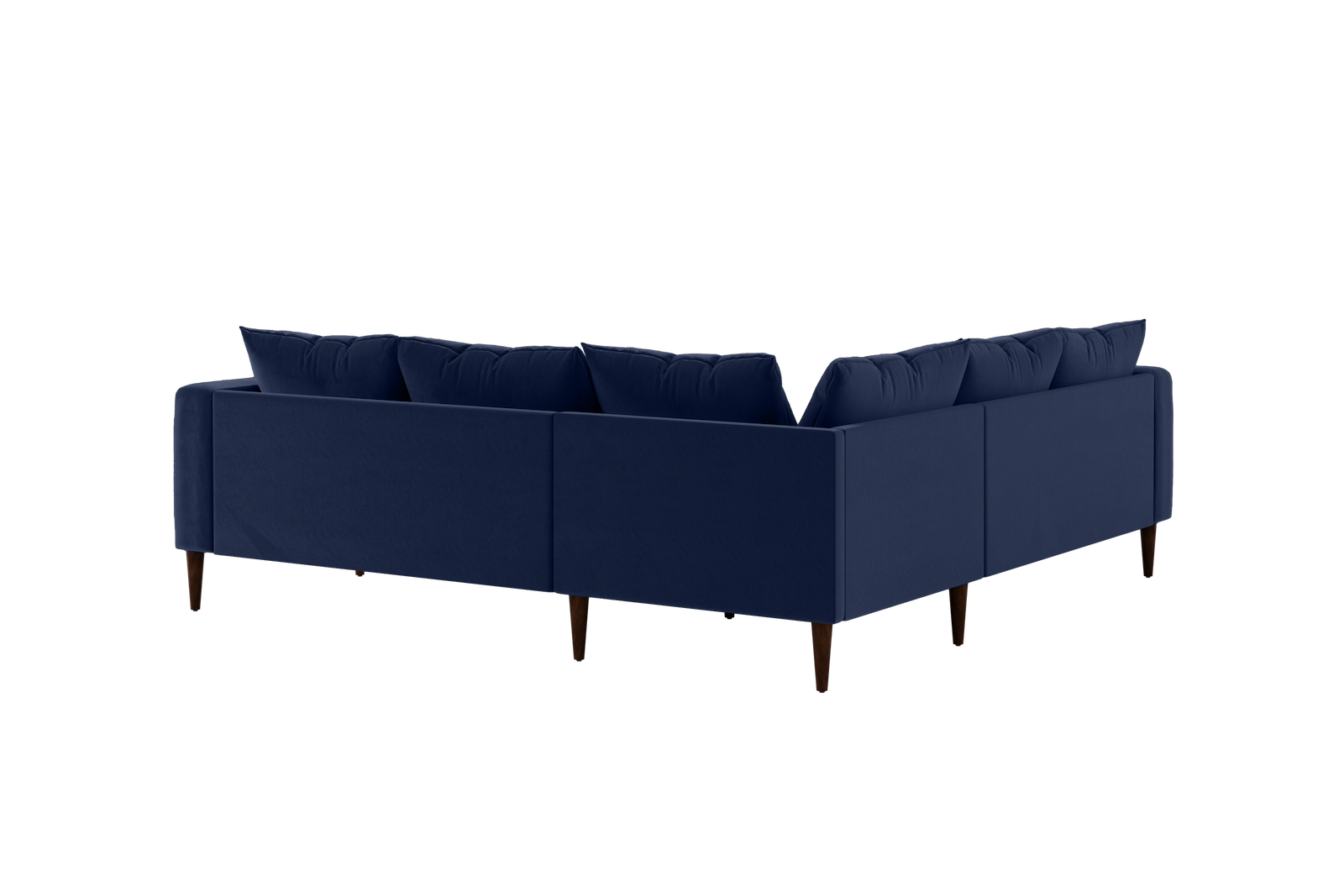 The Essential Corner Sectional | 5 Seat | Recycled Velvet