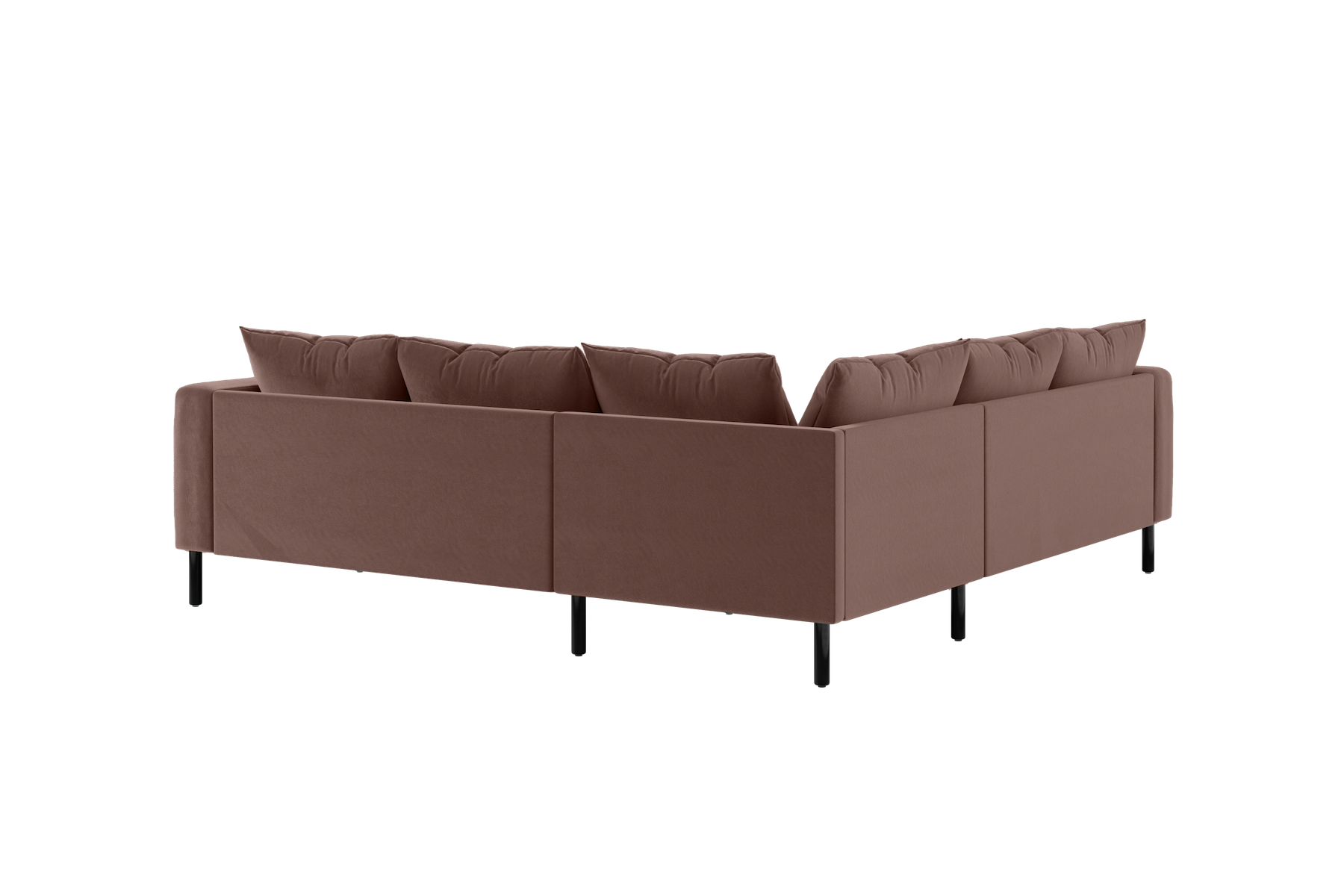 The Essential Corner Sectional | 5 Seat | Recycled Velvet