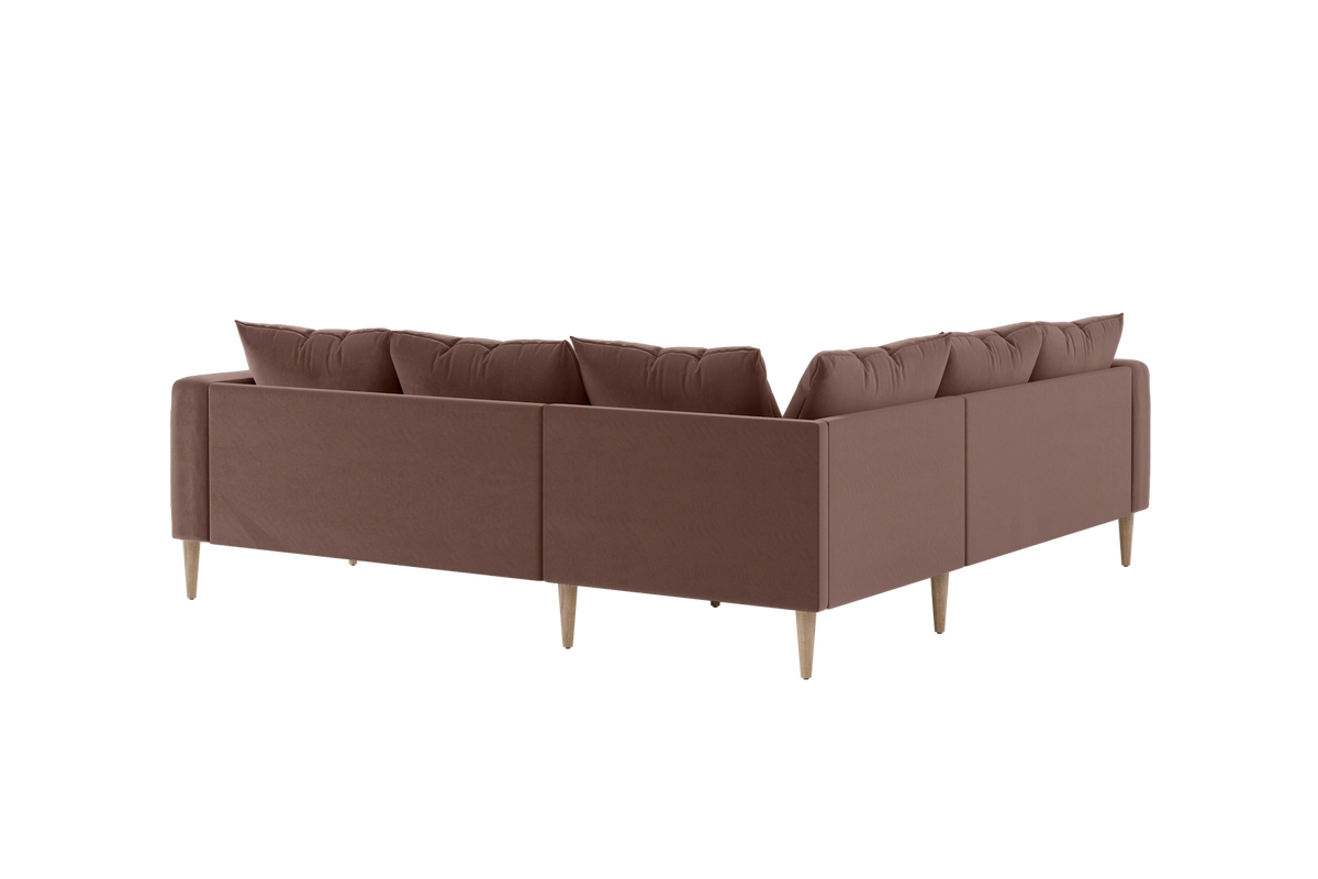 The Essential Corner Sectional | 5 Seat | Recycled Velvet