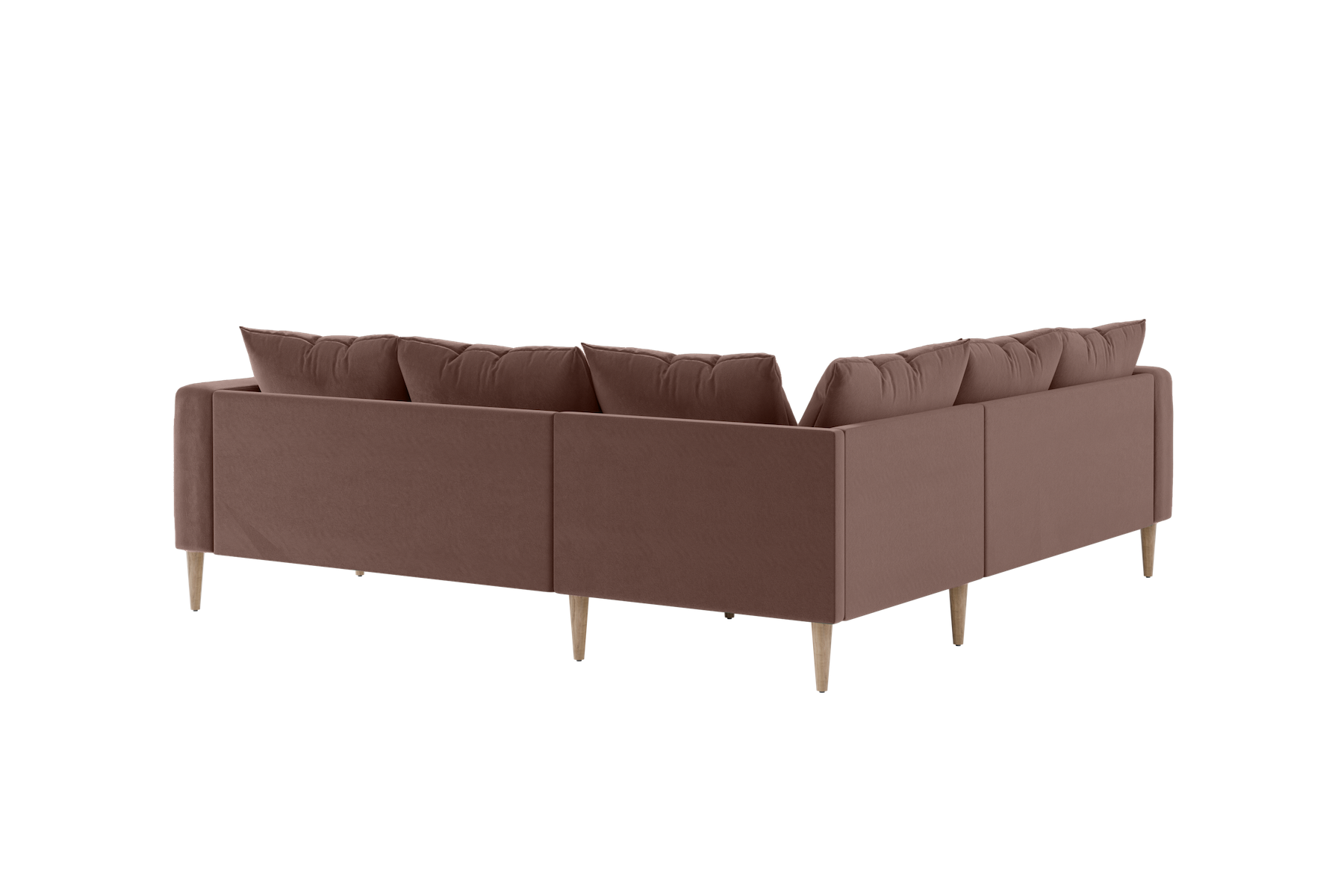 The Essential Corner Sectional | 5 Seat | Recycled Velvet