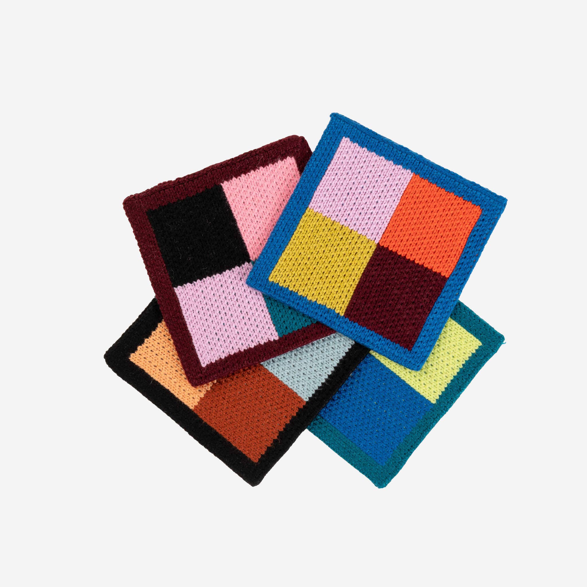 Color Patch Coaster Set | Sport