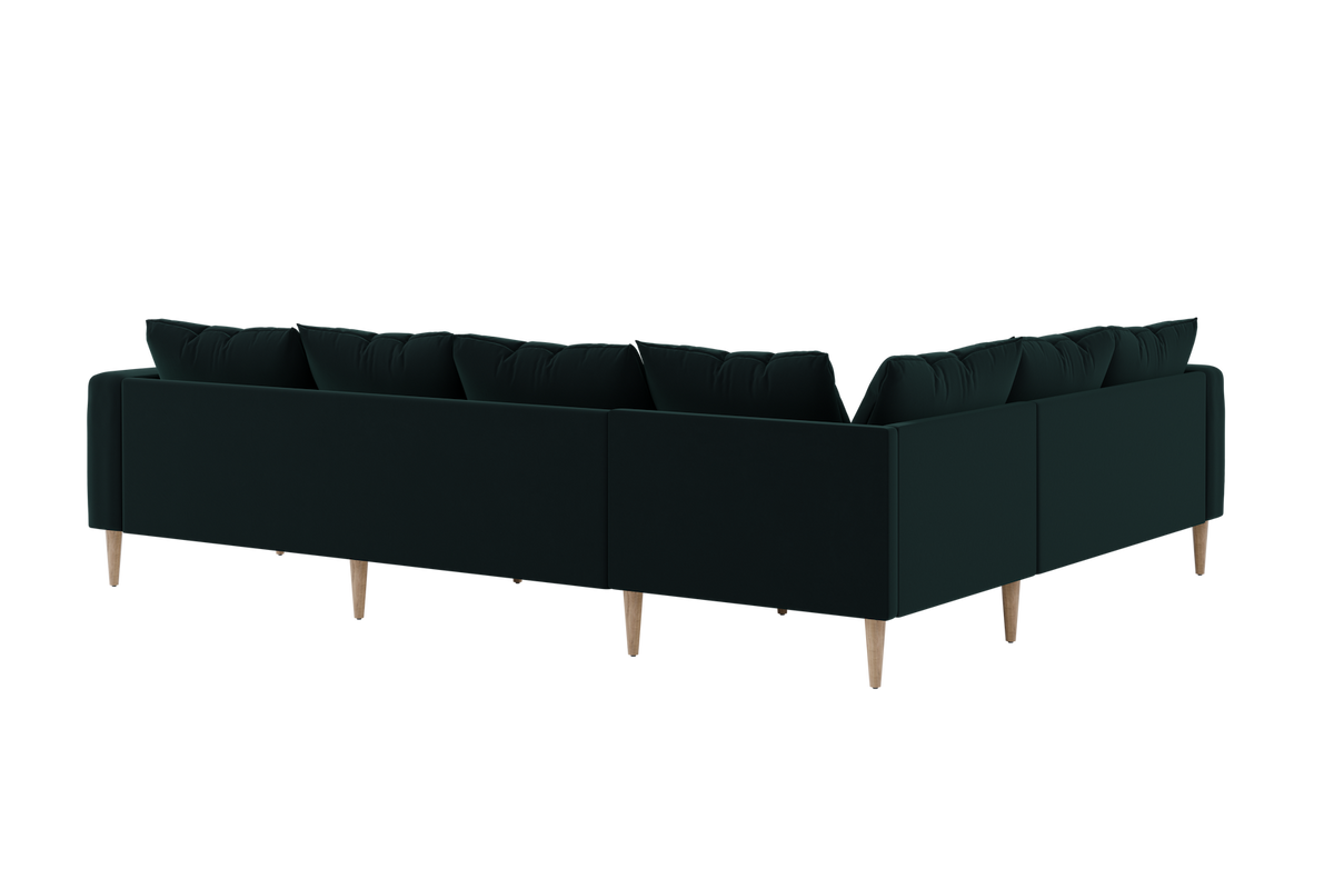 The Essential Corner Sectional | 6 Seat | Recycled Velvet
