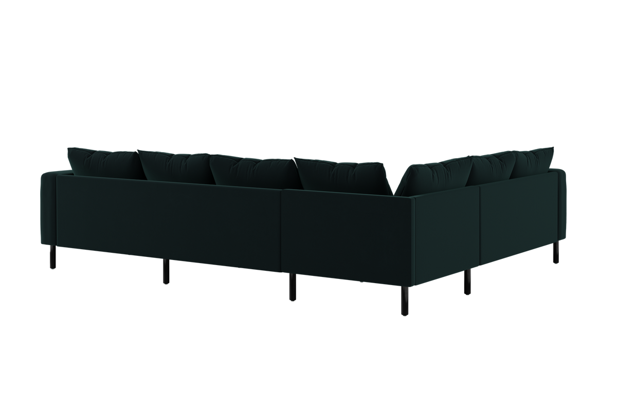 The Essential Corner Sectional | 6 Seat | Recycled Velvet