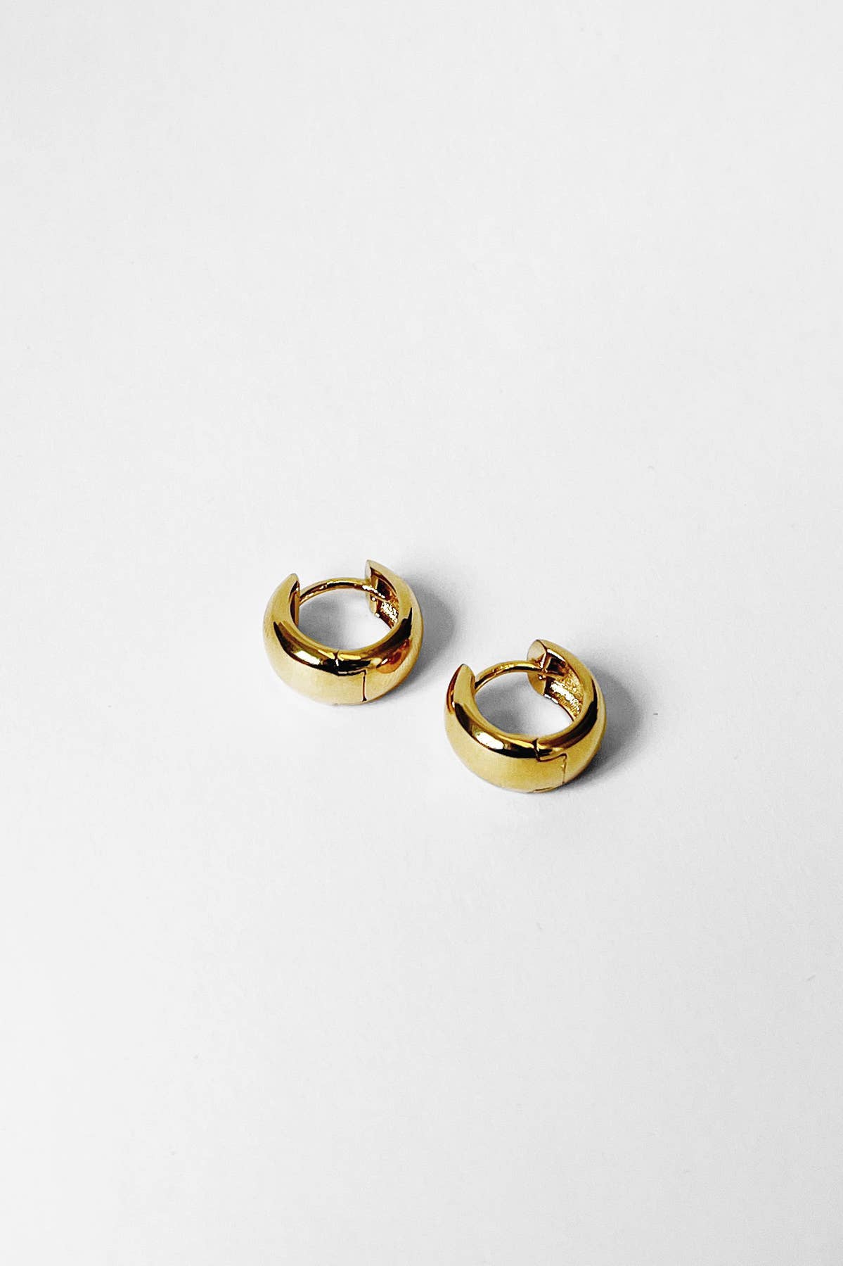 Jane Hoops: Gold Vermeil