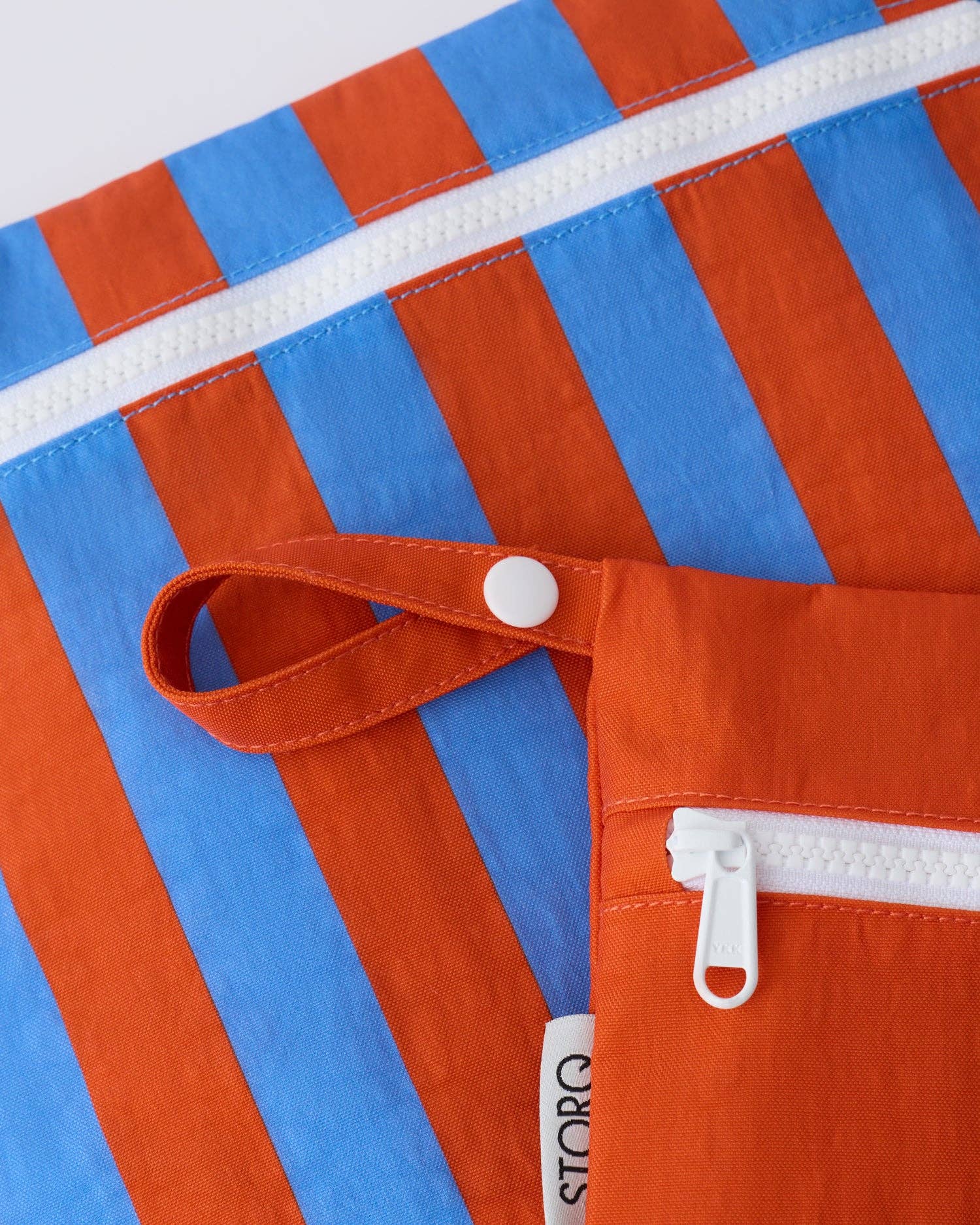 Wet/Dry Bag Set | Blue & Rust Stripe
