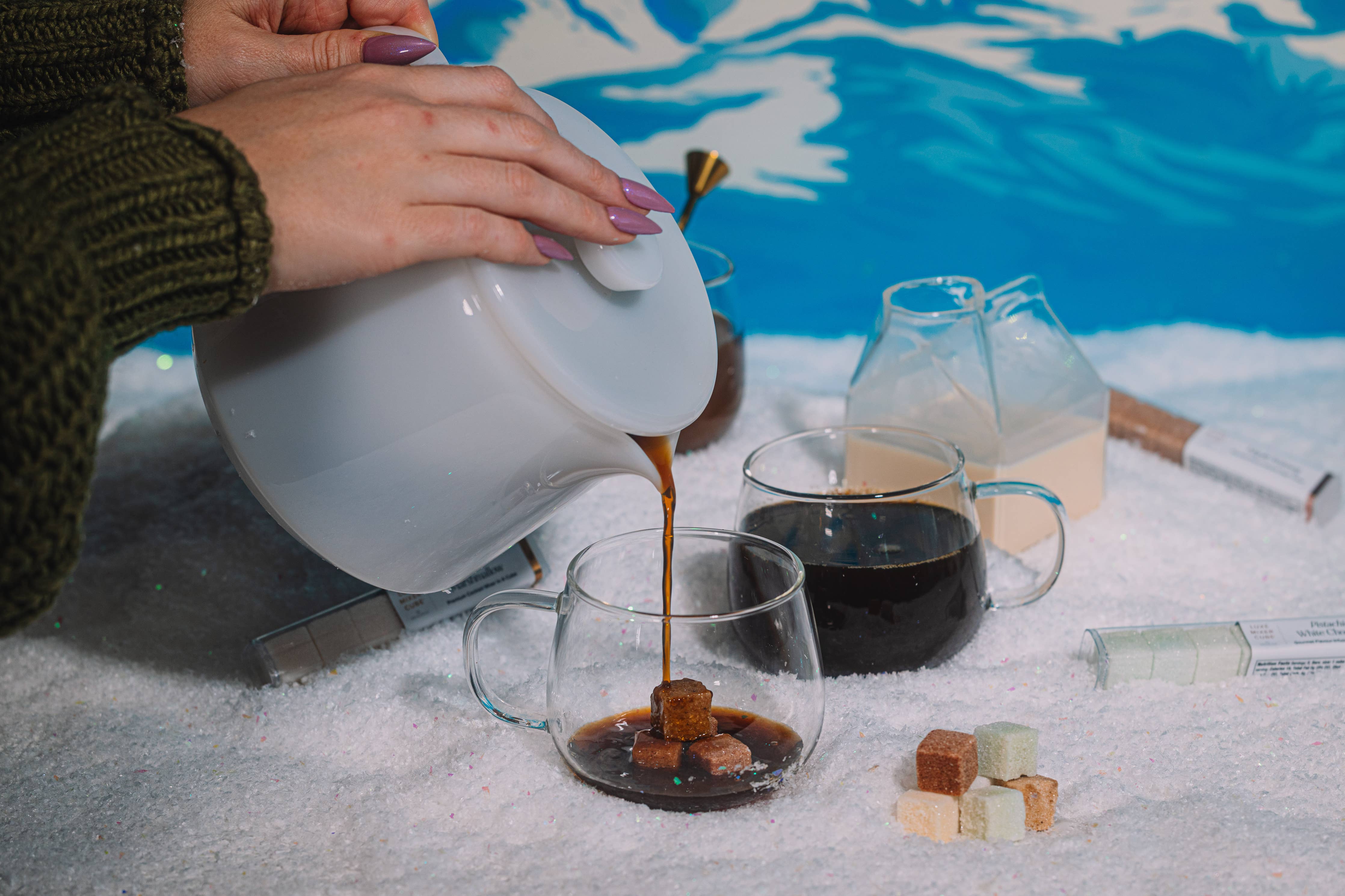 Winter Coffee Mixer Cube Trio | Maple, Pistachio, Marshmallow