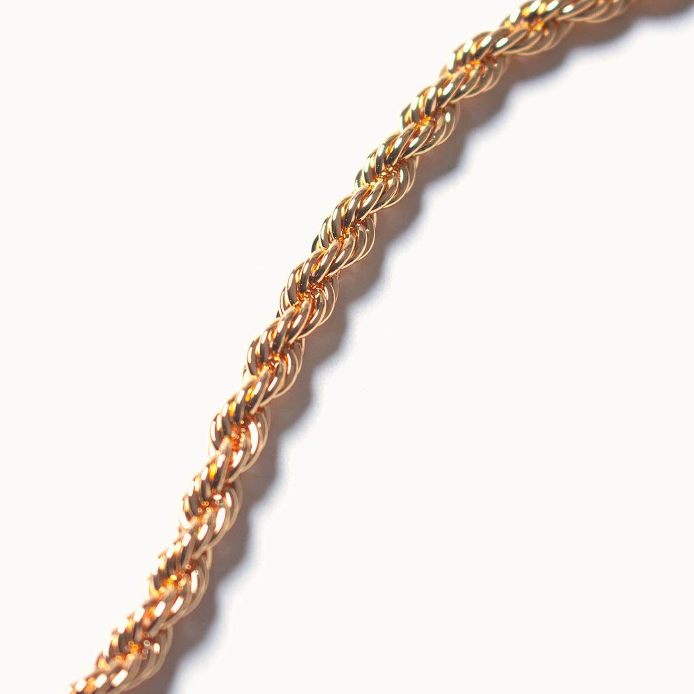 Hollyhock Rope Chain Necklace | Gold