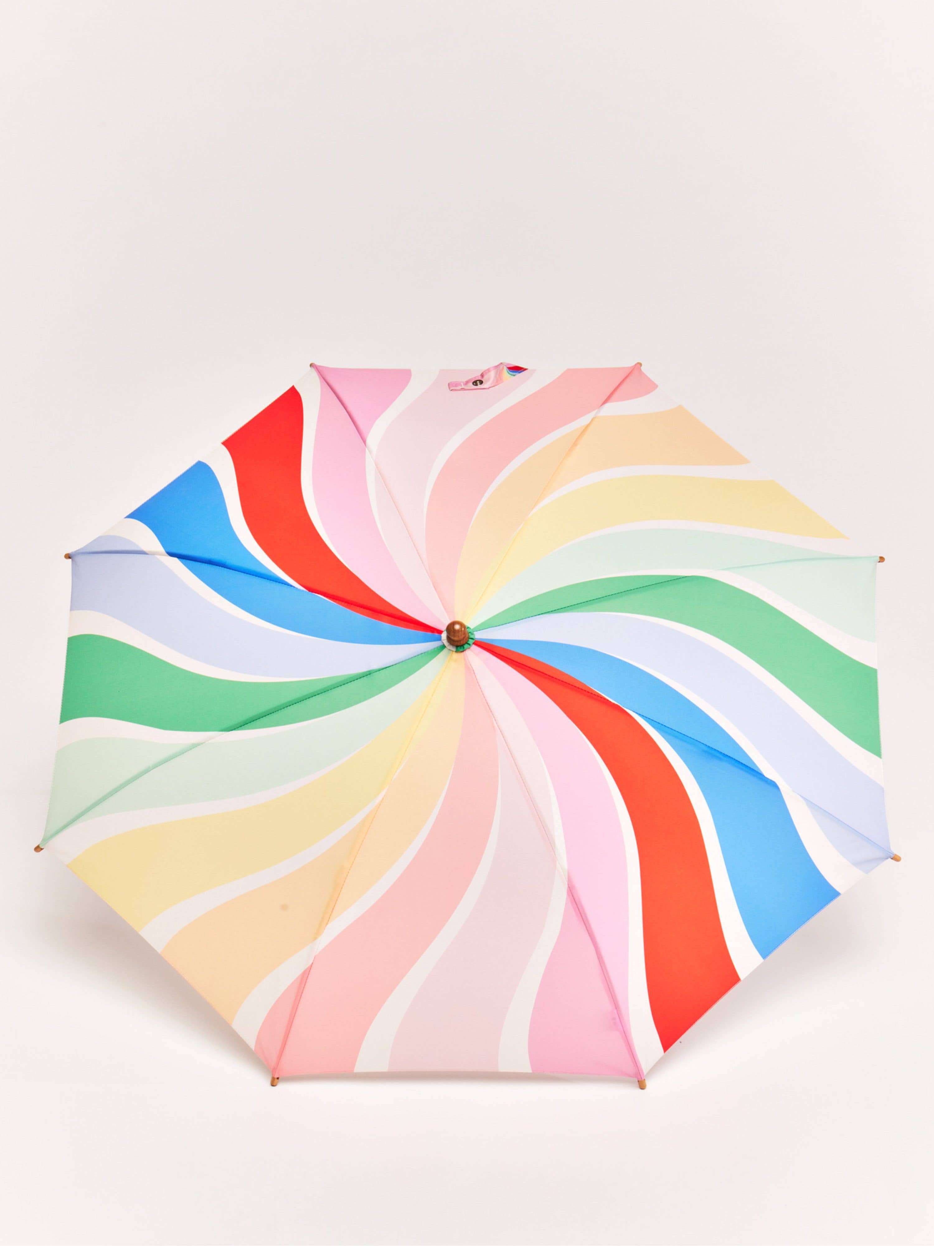 Original Duckhead Umbrella | Meri Meri Rainbow Stripes Duckling Kids Umbrella