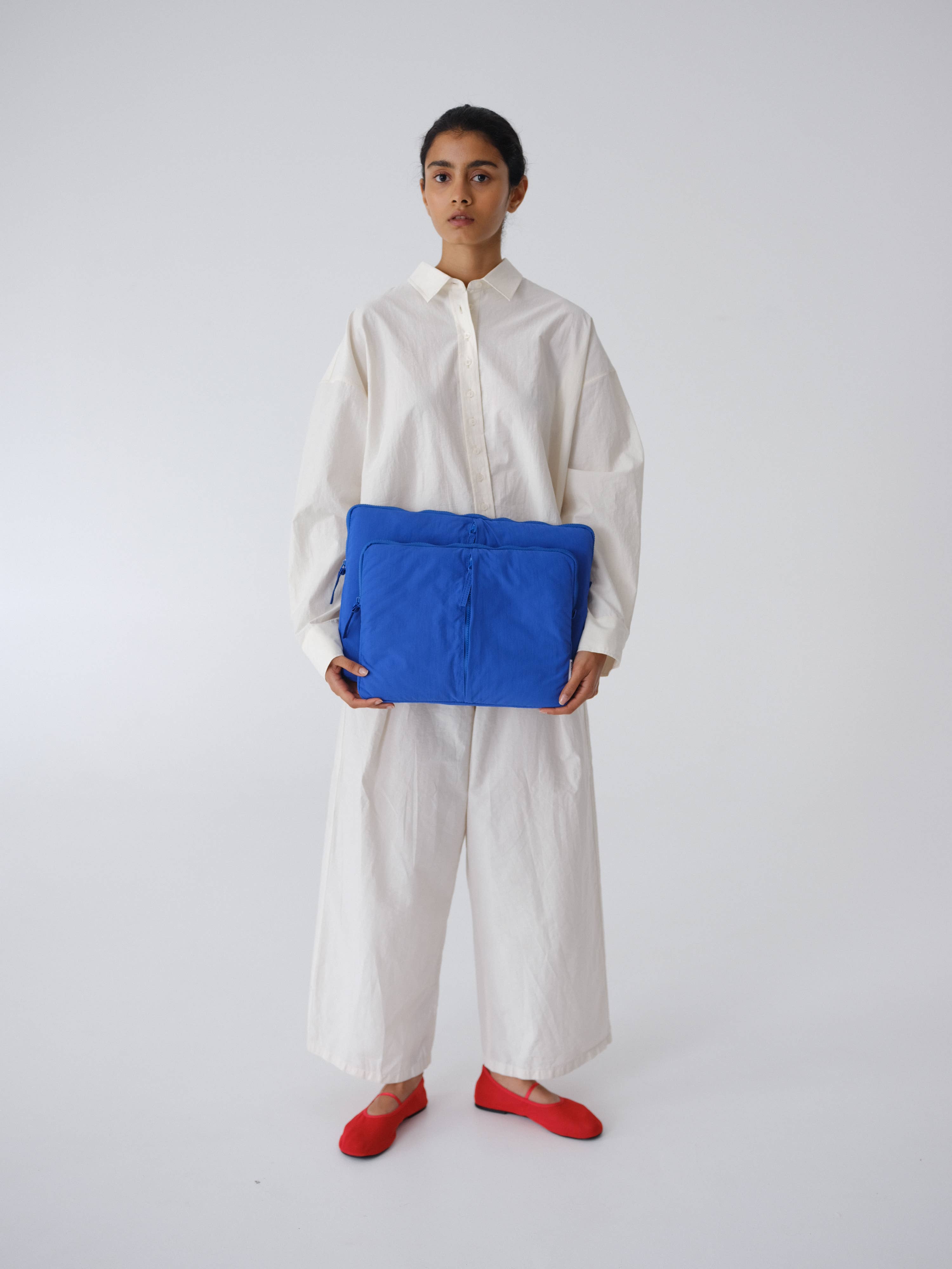 Padded Laptop Sleeve: Cobalt Blue / 13” & 14” laptop