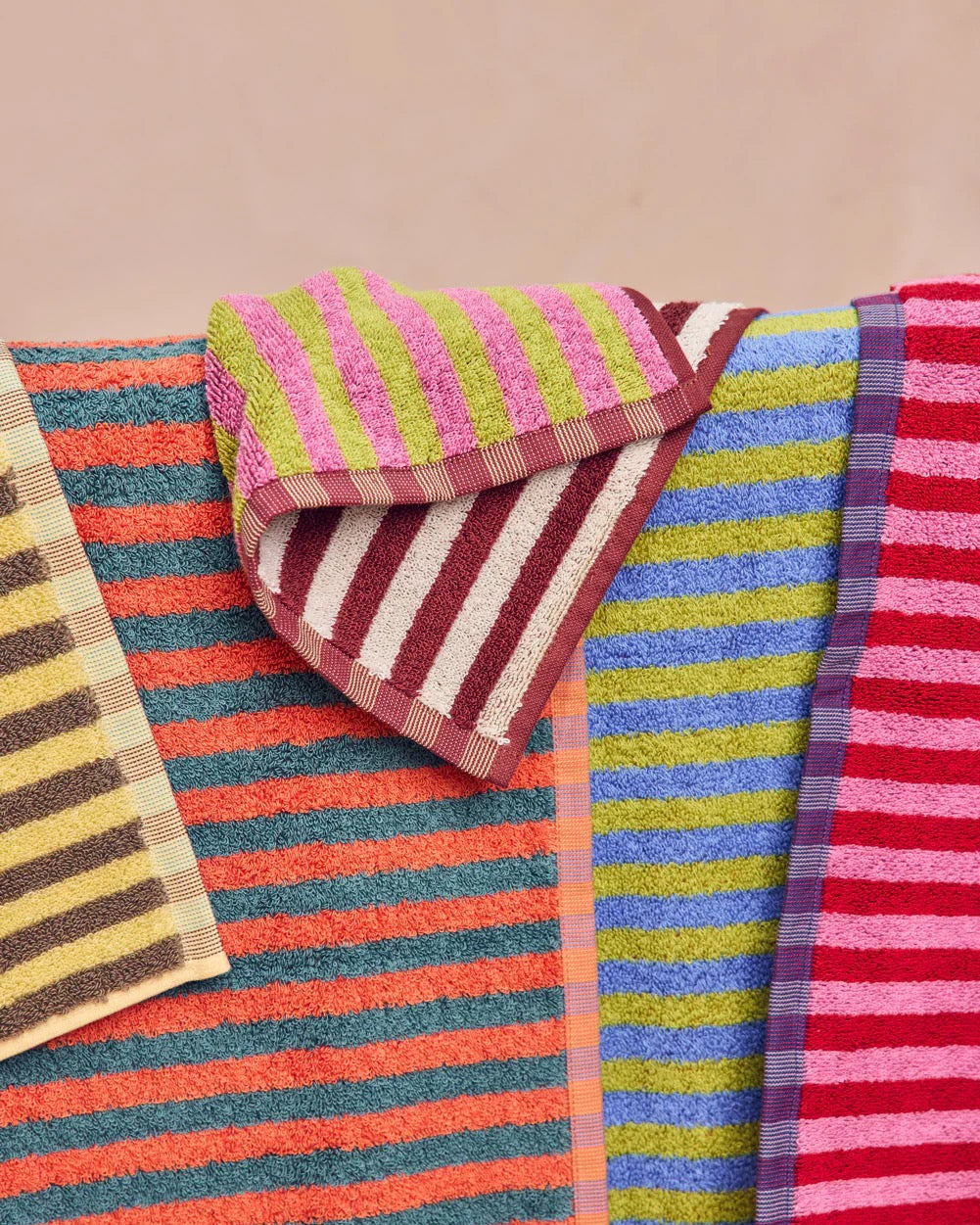 Bug Stripe Hand Towel | Cricket