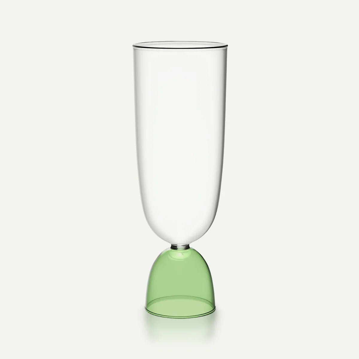 Mamo Hi-Ball Glass | Clear + Green