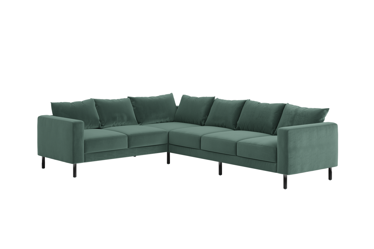The Essential Corner Sectional | 6 Seat | Recycled Velvet