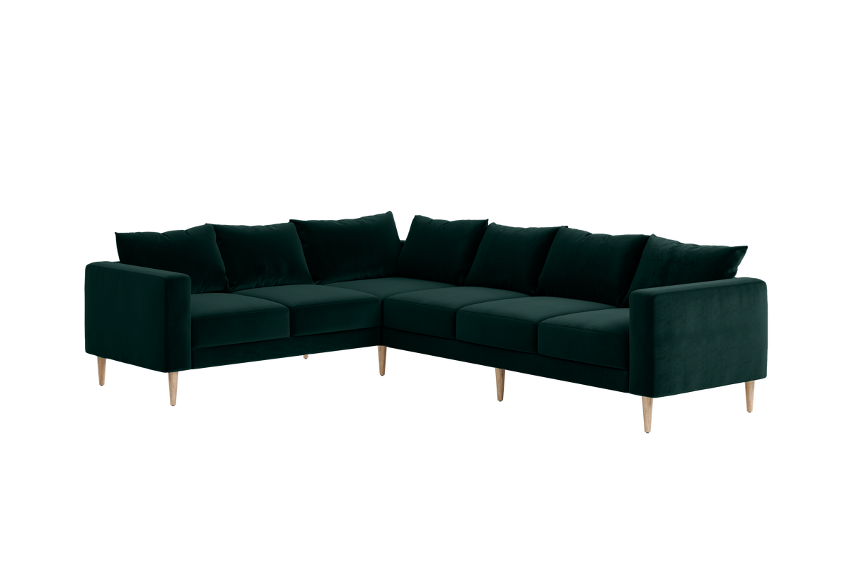 The Essential Corner Sectional | 6 Seat | Recycled Velvet