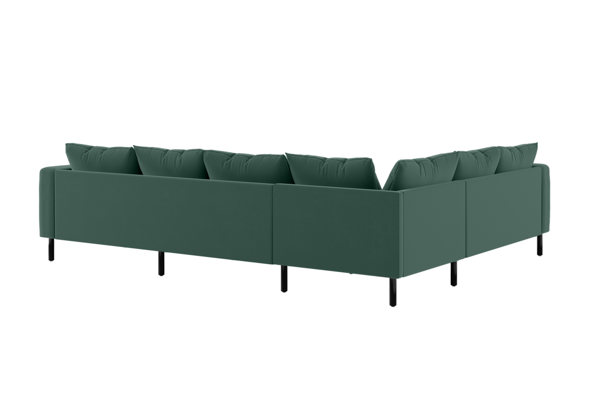 The Essential Corner Sectional | 6 Seat | Recycled Velvet