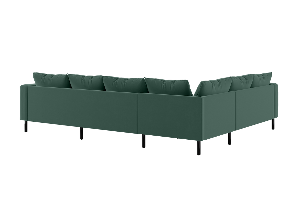 The Essential Corner Sectional | 6 Seat | Recycled Velvet