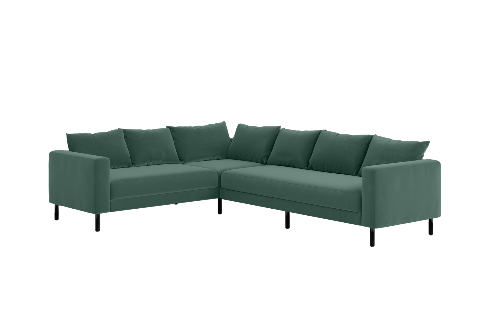The Essential Corner Sectional | 6 Seat | Recycled Velvet