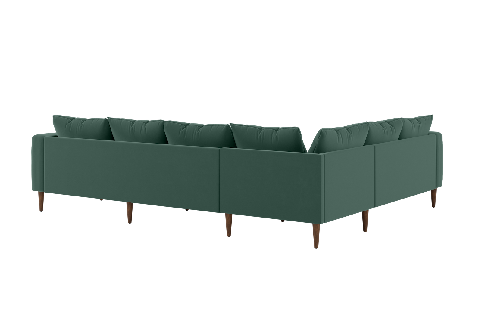 The Essential Corner Sectional | 6 Seat | Recycled Velvet