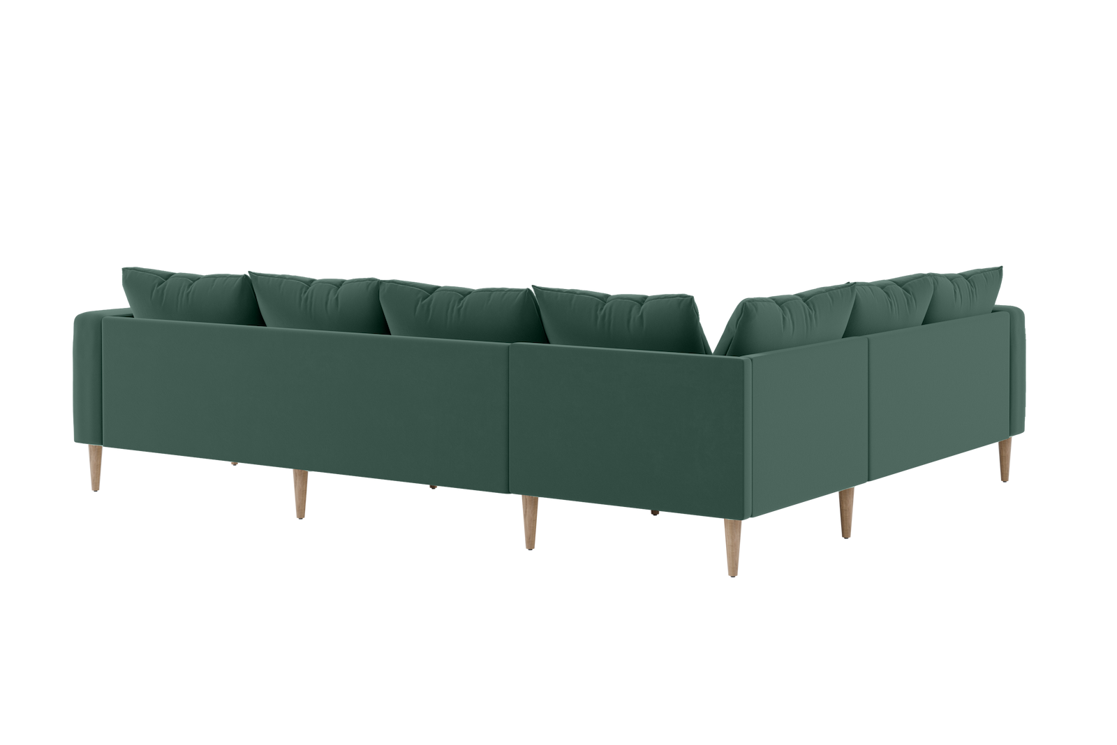 The Essential Corner Sectional | 6 Seat | Recycled Velvet