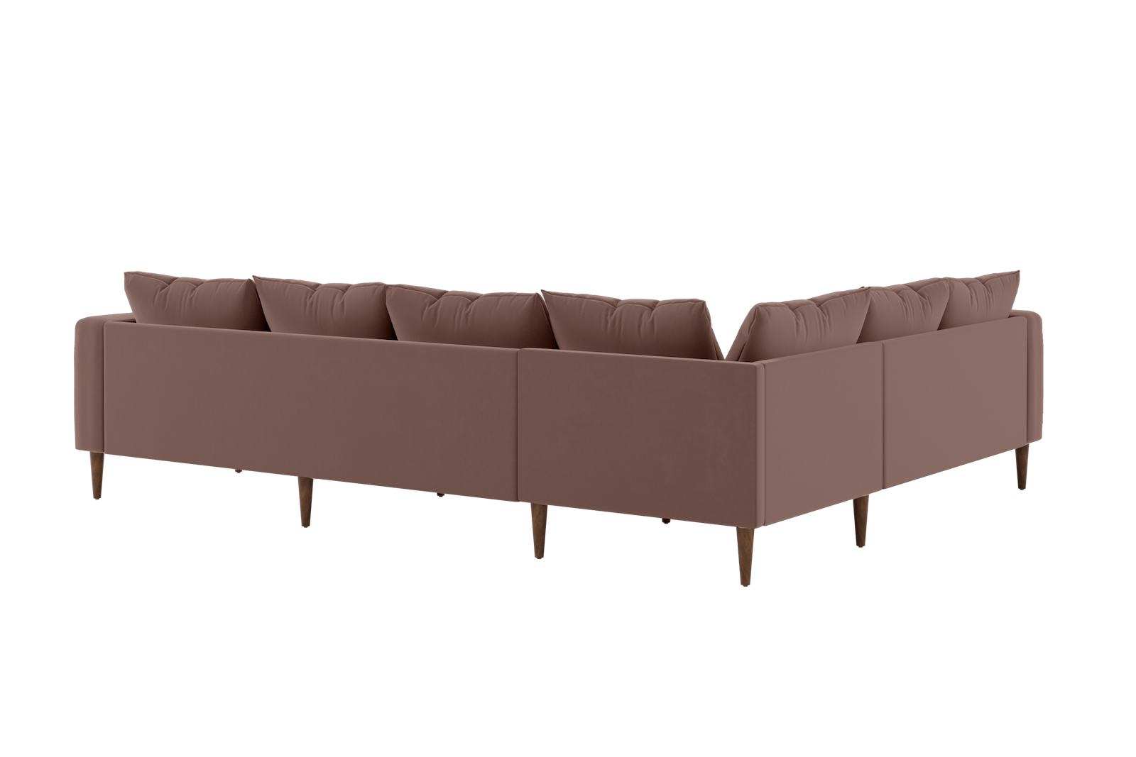 The Essential Corner Sectional | 6 Seat | Recycled Velvet