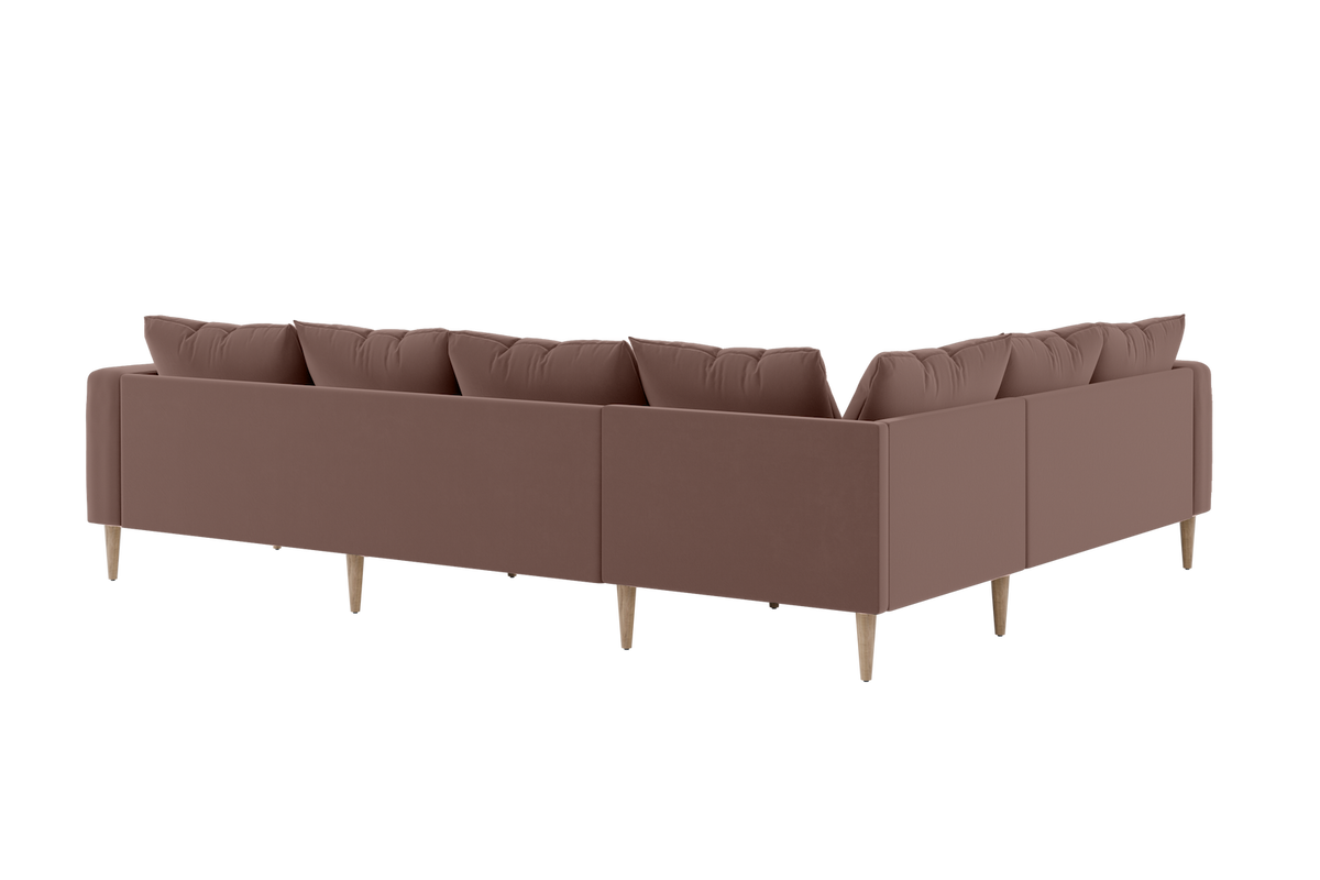 The Essential Corner Sectional | 6 Seat | Recycled Velvet