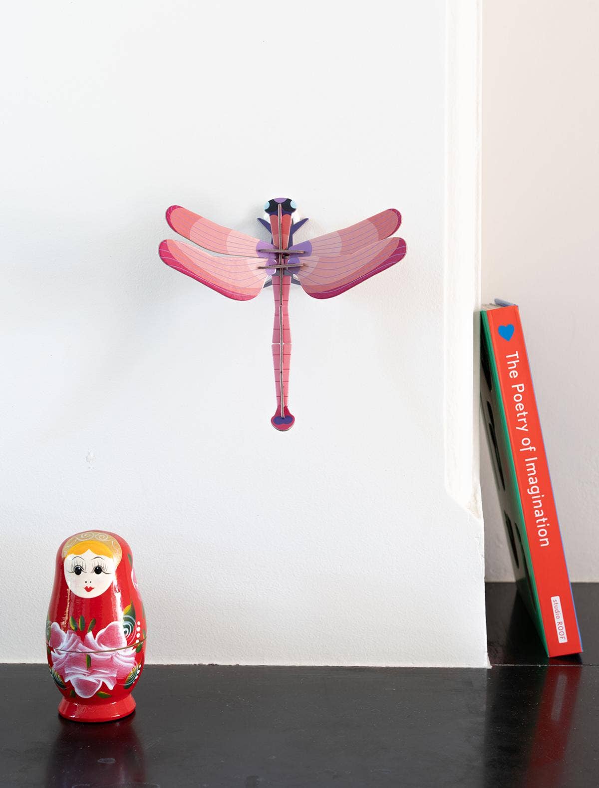 3D Wall Art | Ruby Dragonfly