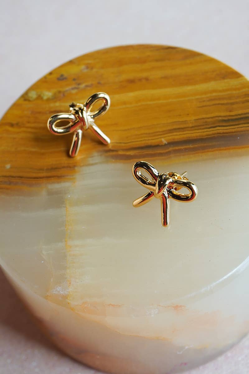 Bow Stud Earrings