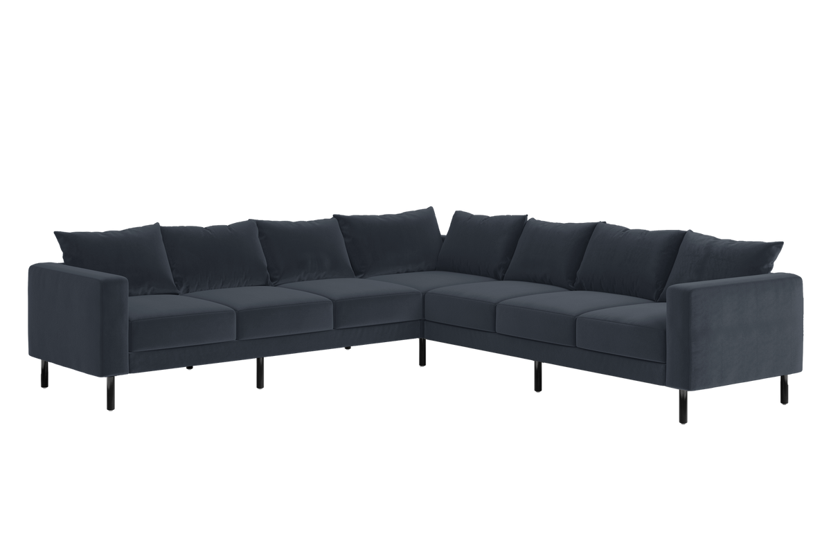 The Essential Corner Sectional | 7 Seat | Recycled Velvet
