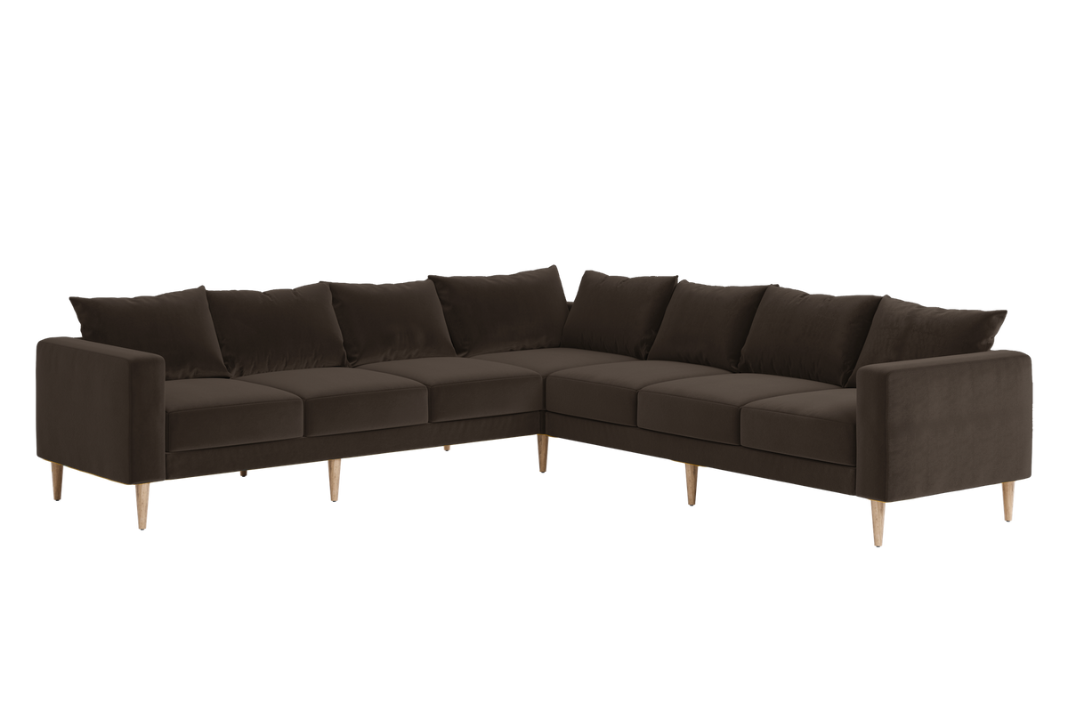 The Essential Corner Sectional | 7 Seat | Recycled Velvet
