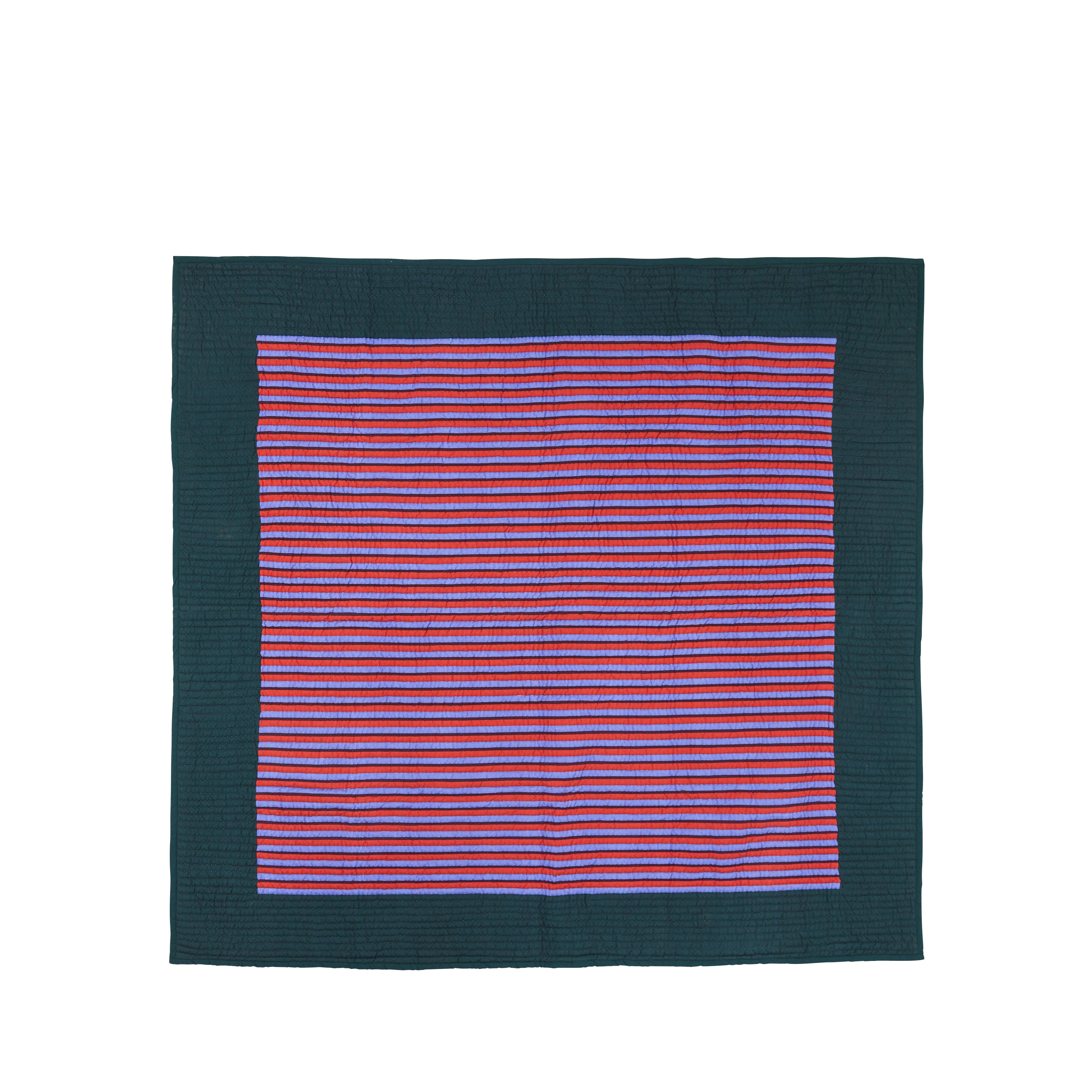 Twist Stripe Cotton Quilt Bedspread