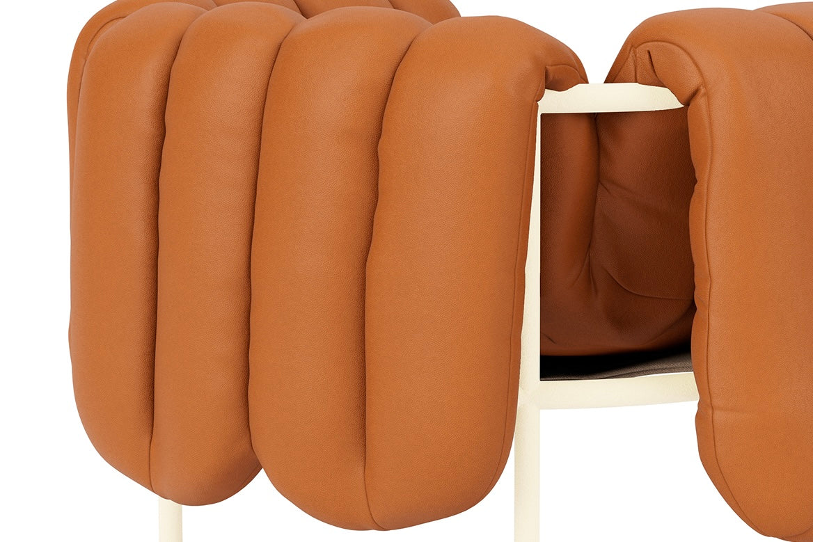 Puffy Lounge Chair | Cream Base