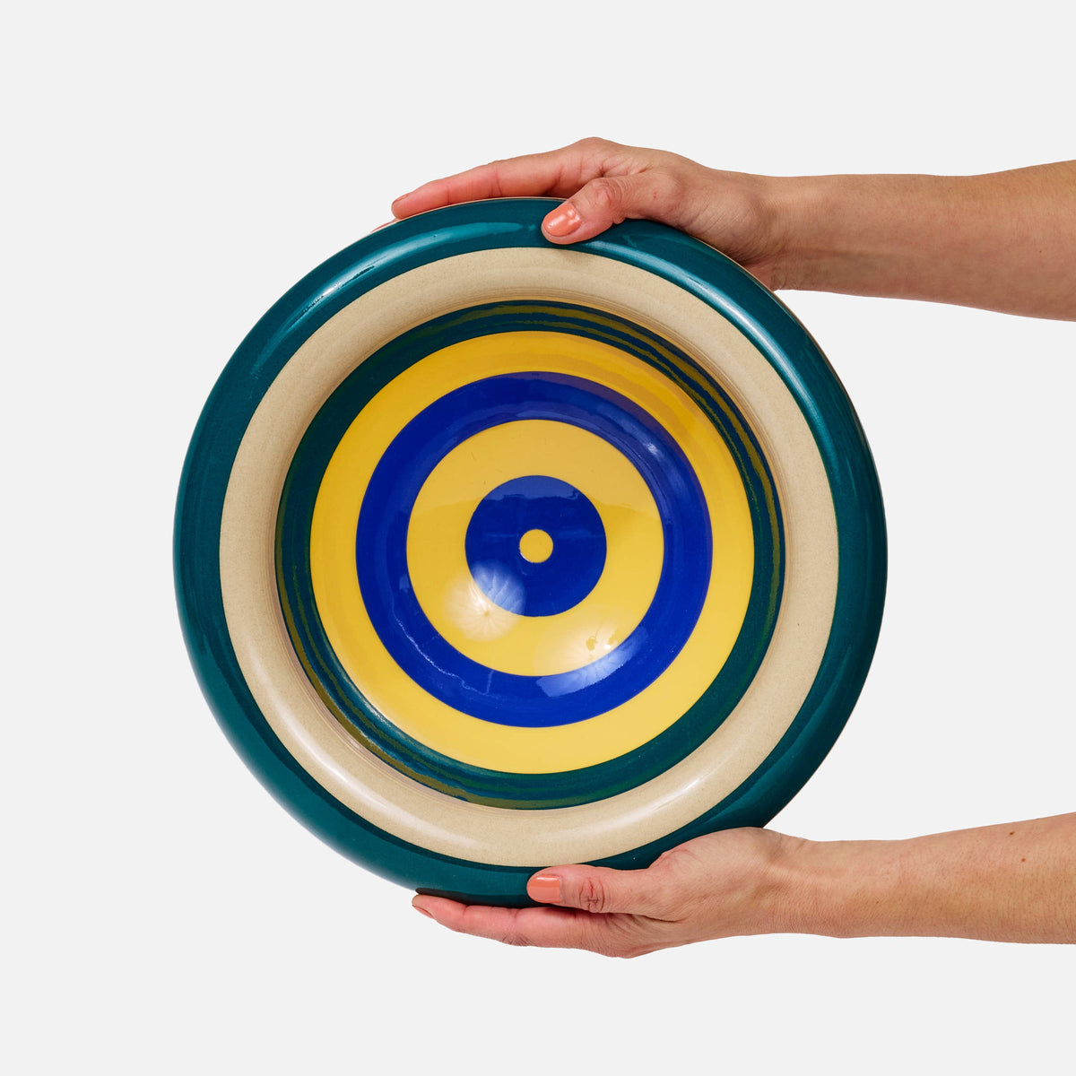 Mini Curvy Bowl | Multicolor Stripes