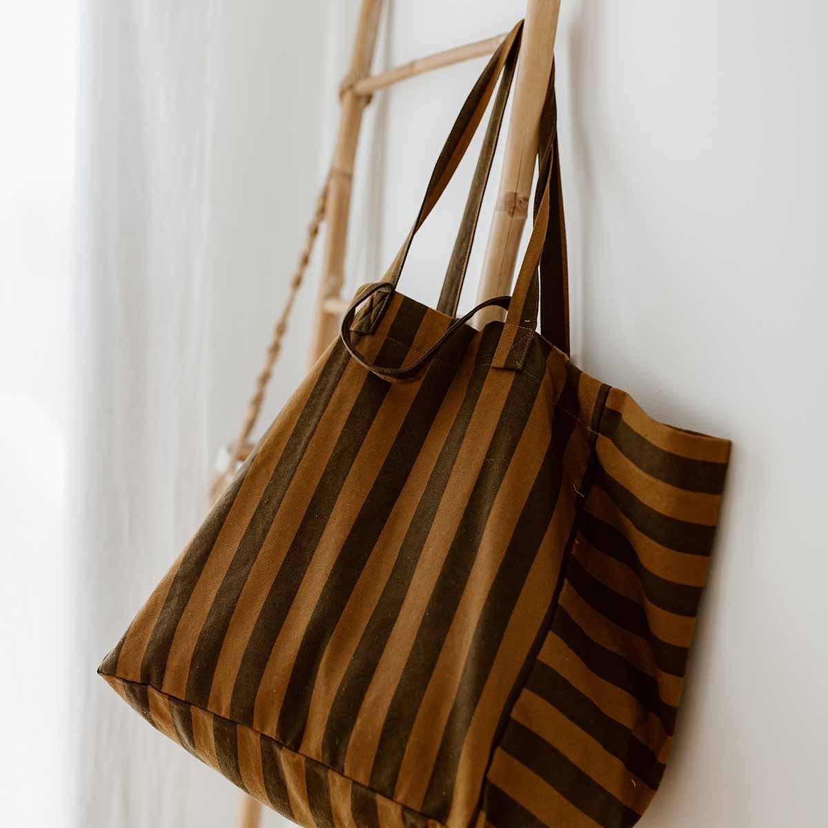 Elisa Tote Bag | Cumin Stripes