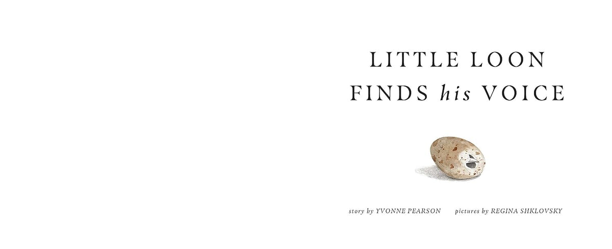 Little Loon Finds His Voice