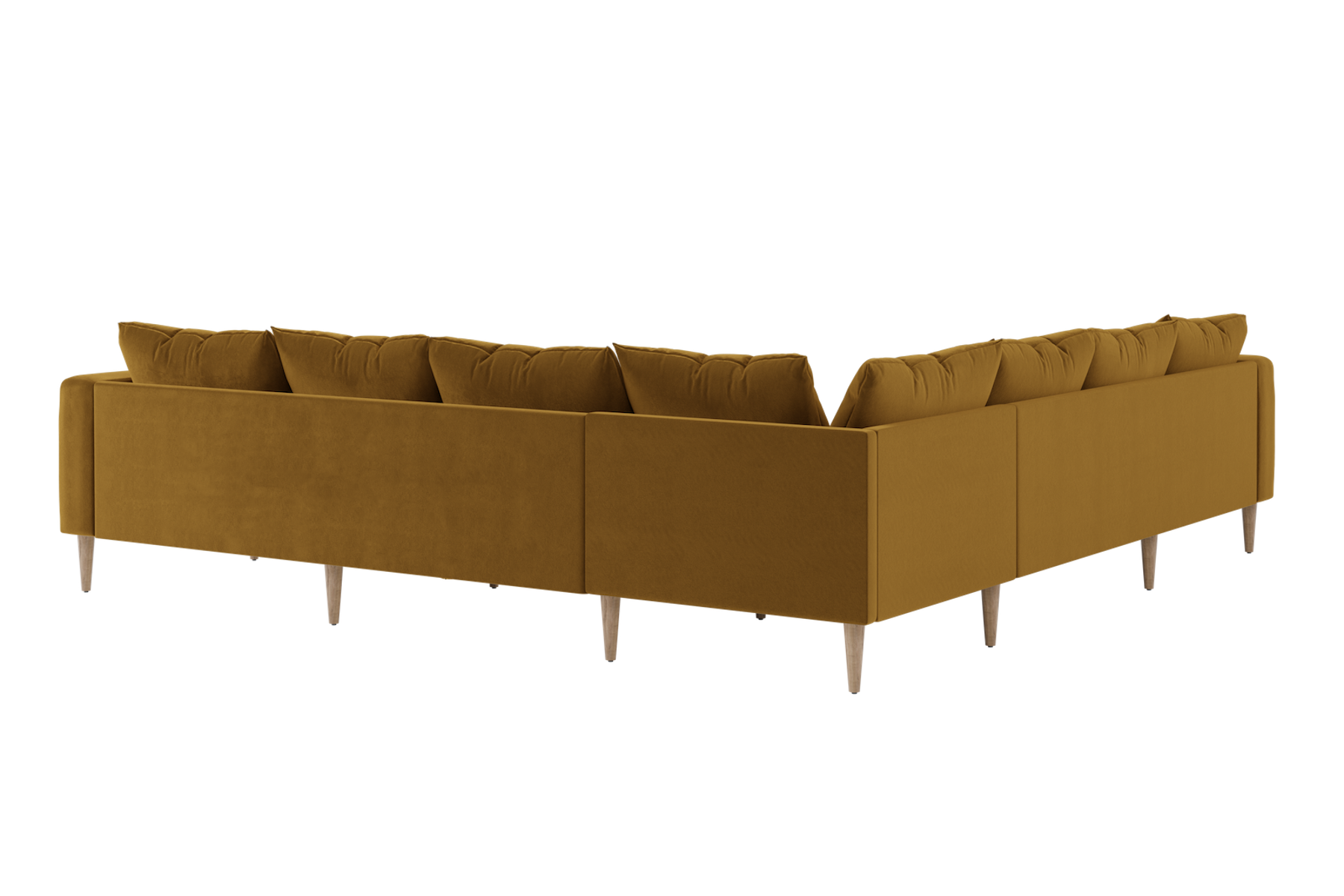 The Essential Corner Sectional | 7 Seat | Recycled Velvet