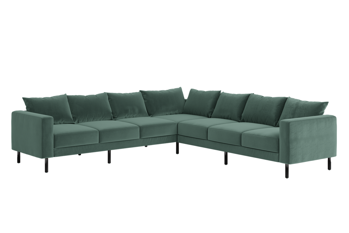 The Essential Corner Sectional | 7 Seat | Recycled Velvet