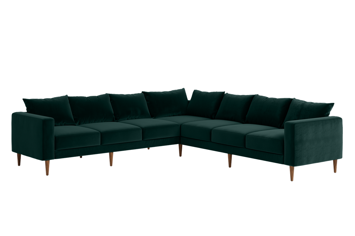 The Essential Corner Sectional | 7 Seat | Recycled Velvet
