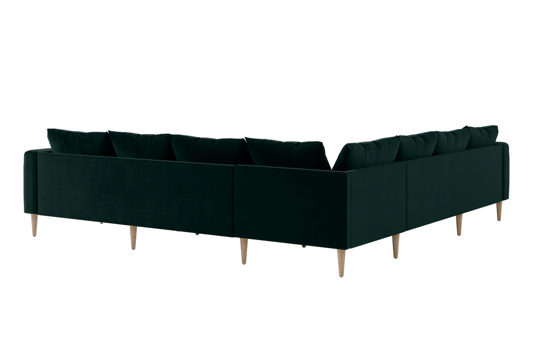 The Essential Corner Sectional | 7 Seat | Recycled Velvet