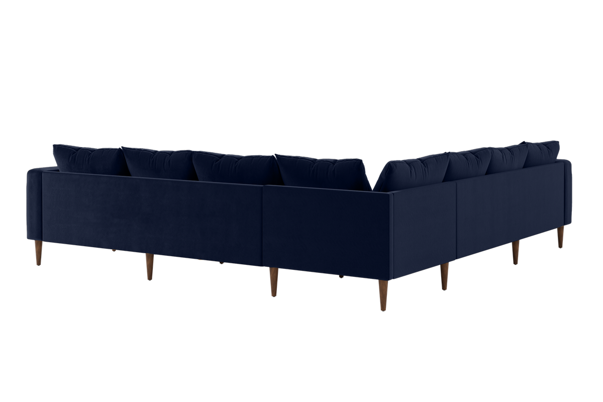 The Essential Corner Sectional | 7 Seat | Recycled Velvet