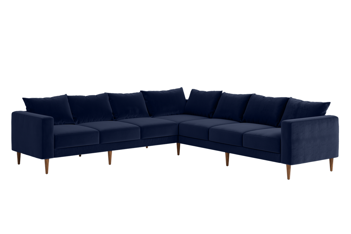 The Essential Corner Sectional | 7 Seat | Recycled Velvet