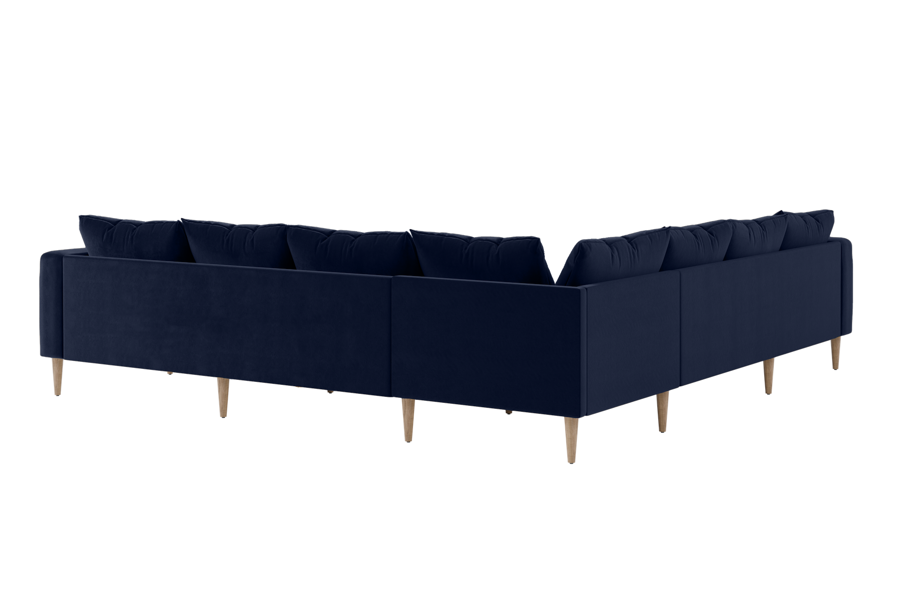 The Essential Corner Sectional | 7 Seat | Recycled Velvet