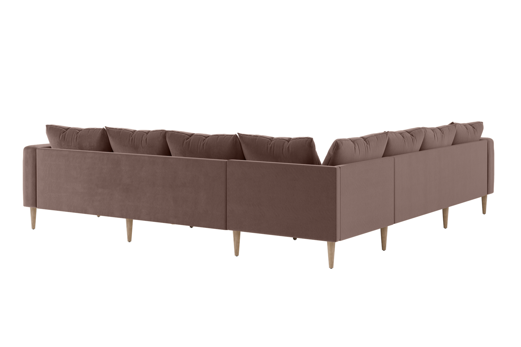 The Essential Corner Sectional | 7 Seat | Recycled Velvet