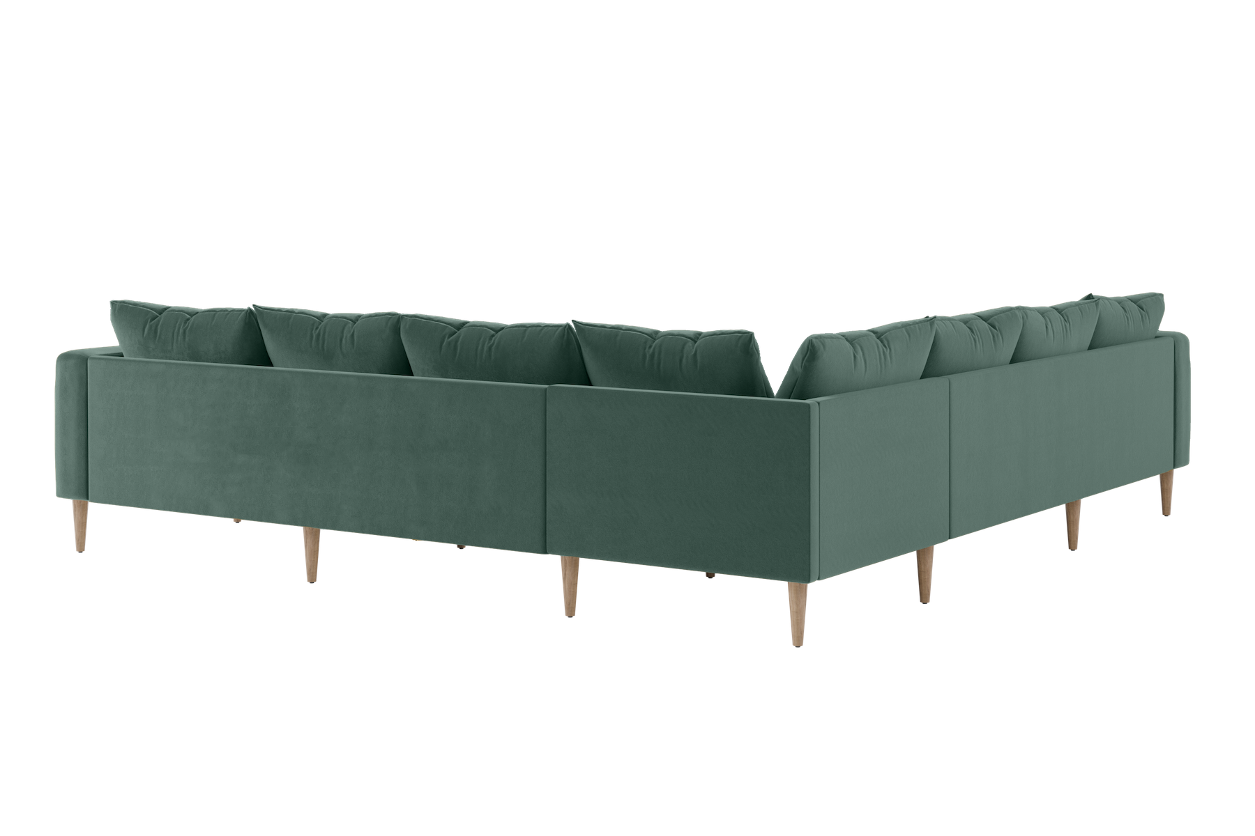 The Essential Corner Sectional | 7 Seat | Recycled Velvet