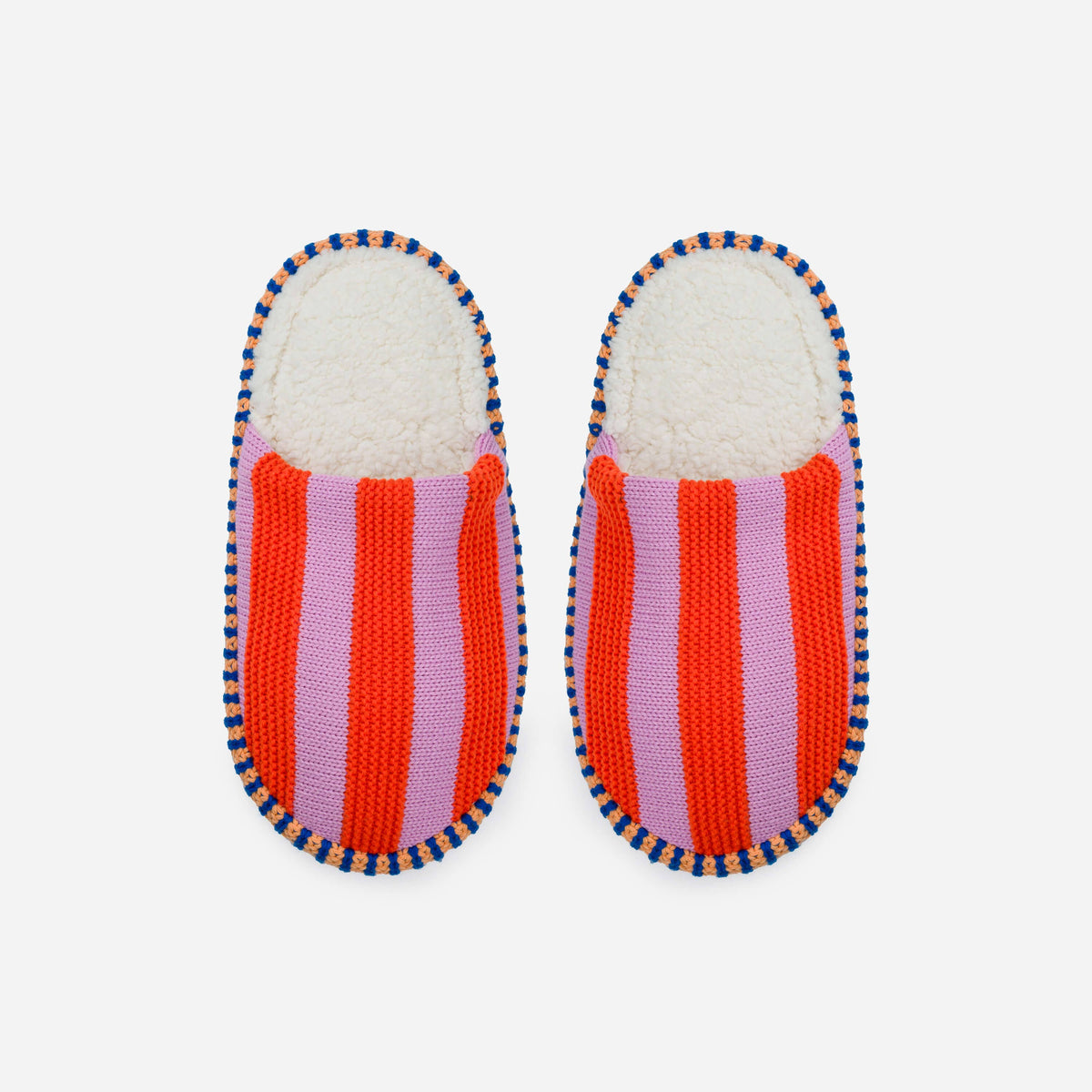 Super Stripe Slide Slippers | Poppy Lilac | L/XL