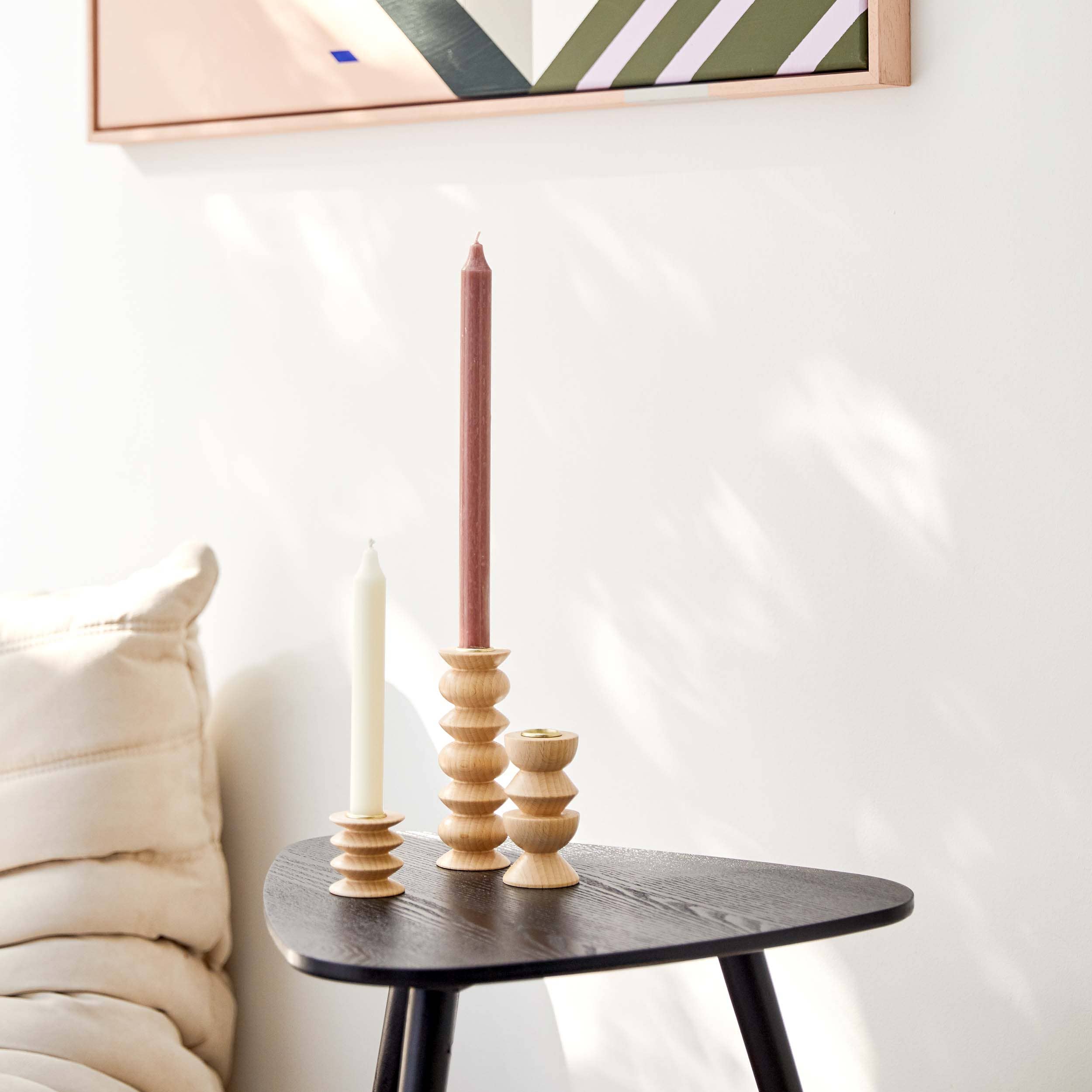 Wooden Candle Holder - Tall Nº 5