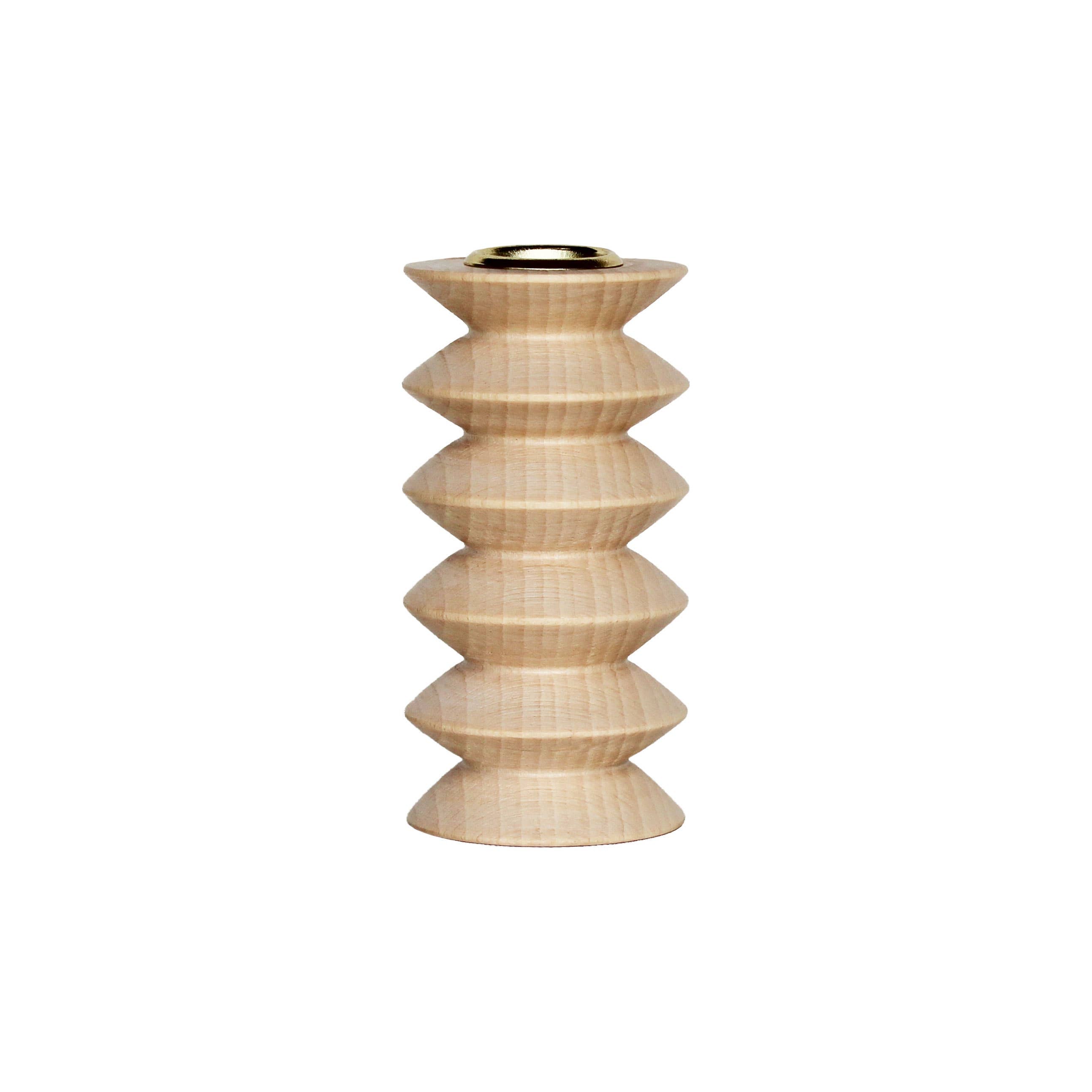 Wooden Candle Holder - Medium Nº 2