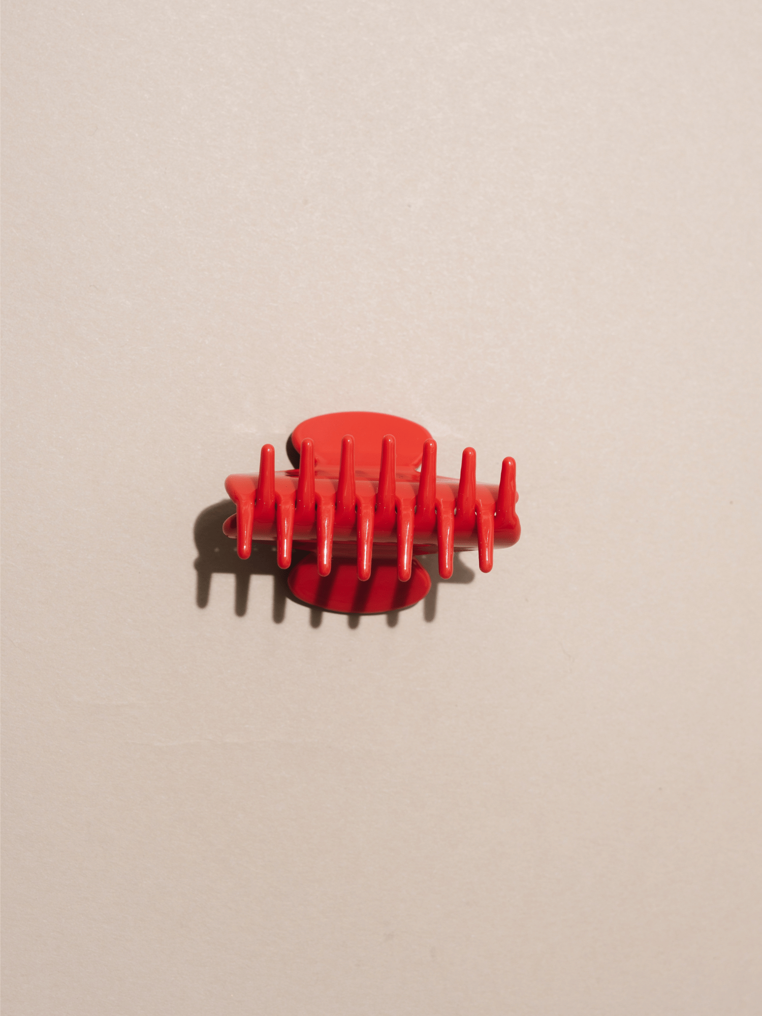 Small Hair Claw Clips: Cherry